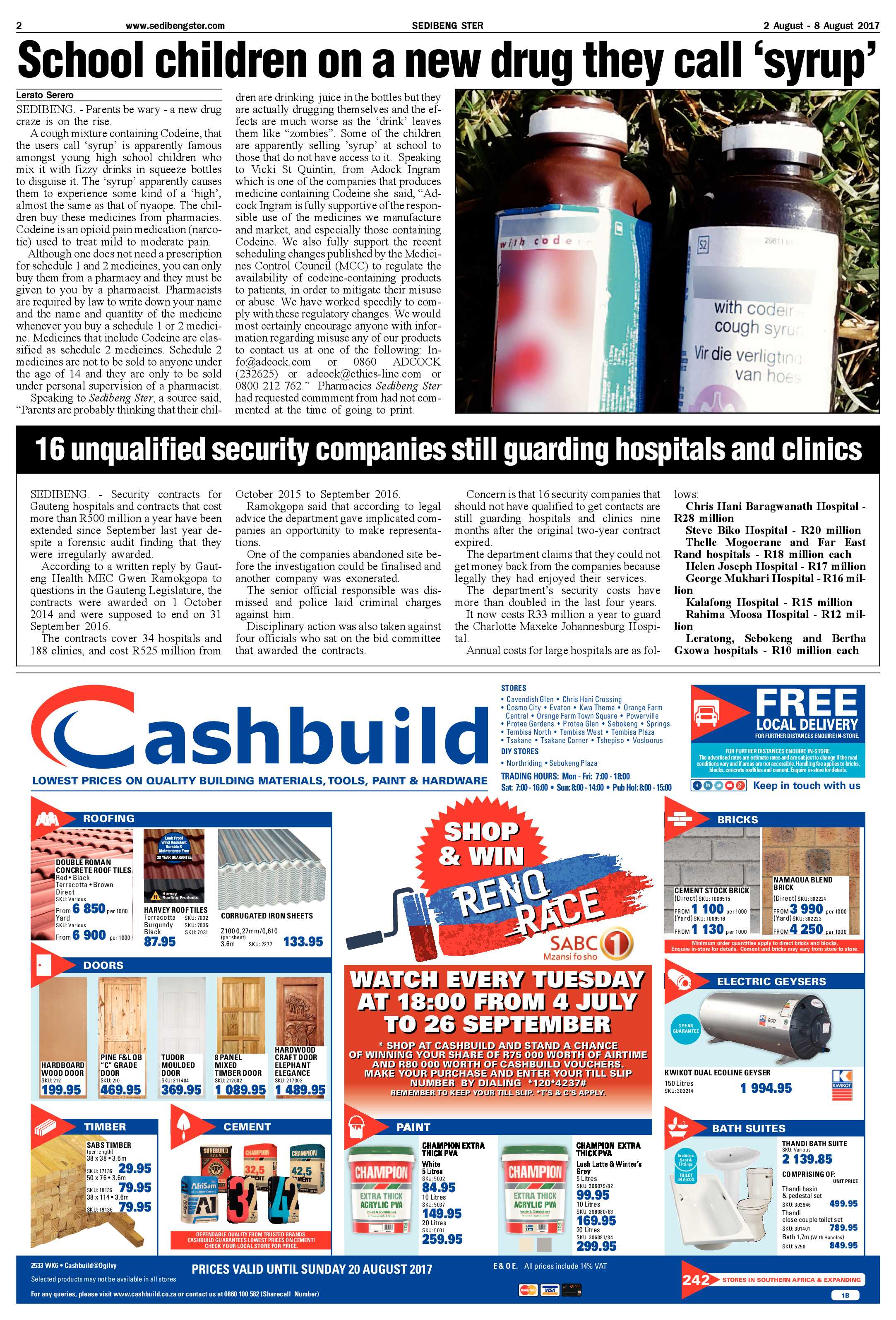 Sedibeng Ster 2 – 8 August 2017 page 2