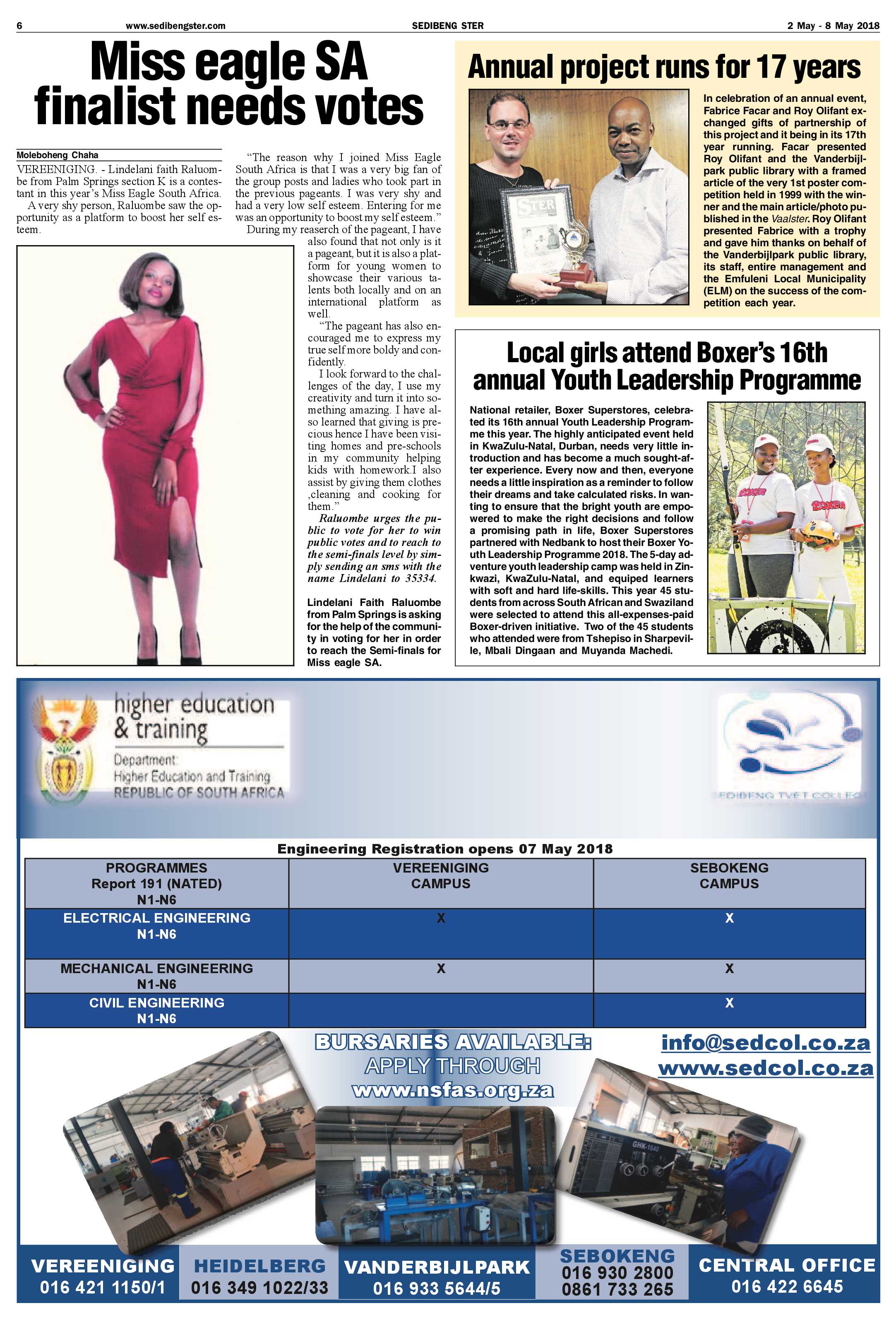 Sedibeng Ster 2 – 8 May 2018 page 6