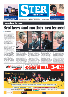 Sedibeng Ster 2 October – 8 October, 2025