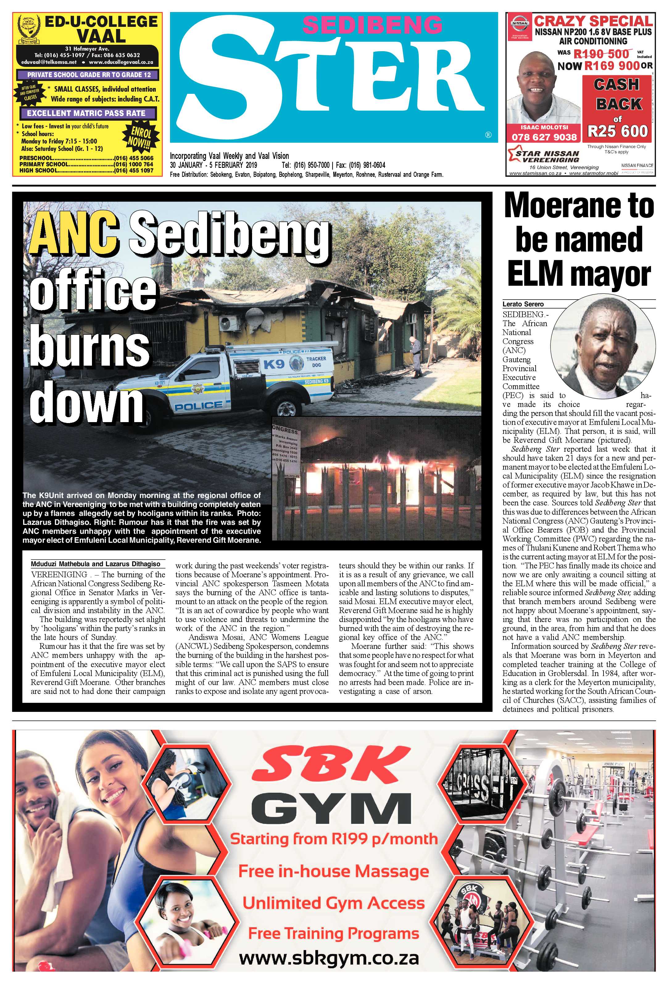 Sedibeng Ster 30 January – 5 February 2019 page 1