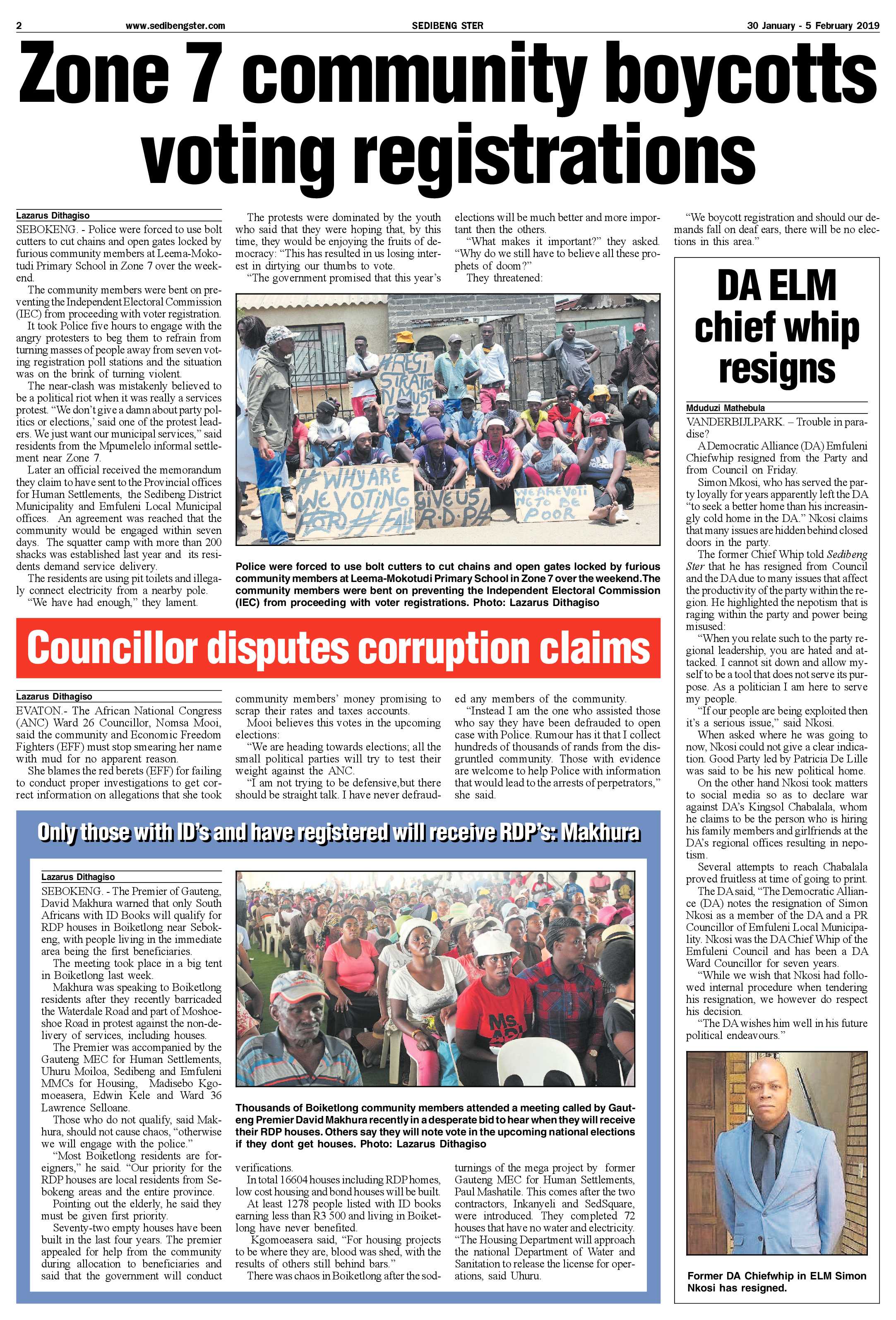 Sedibeng Ster 30 January – 5 February 2019 page 2