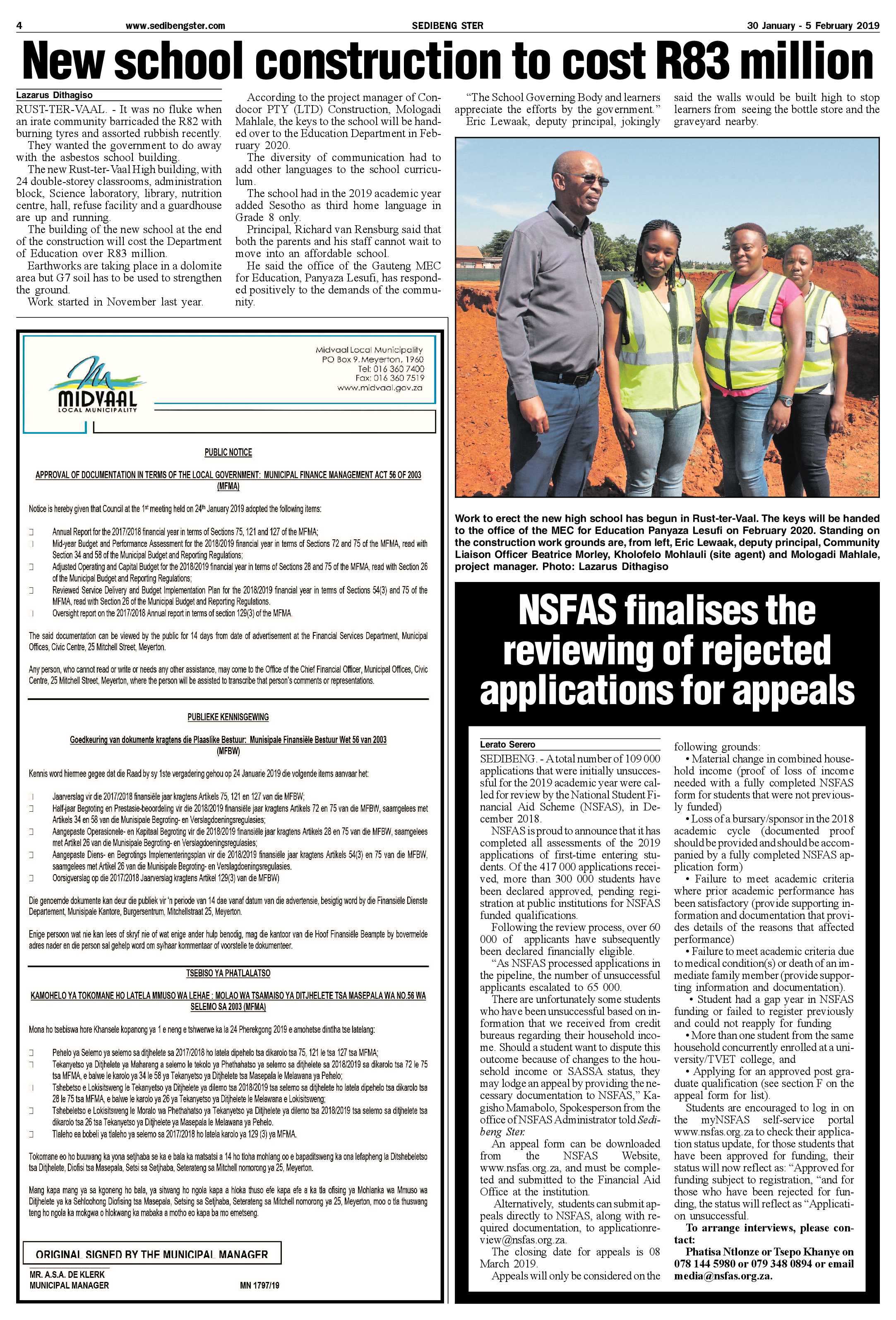 Sedibeng Ster 30 January – 5 February 2019 page 4