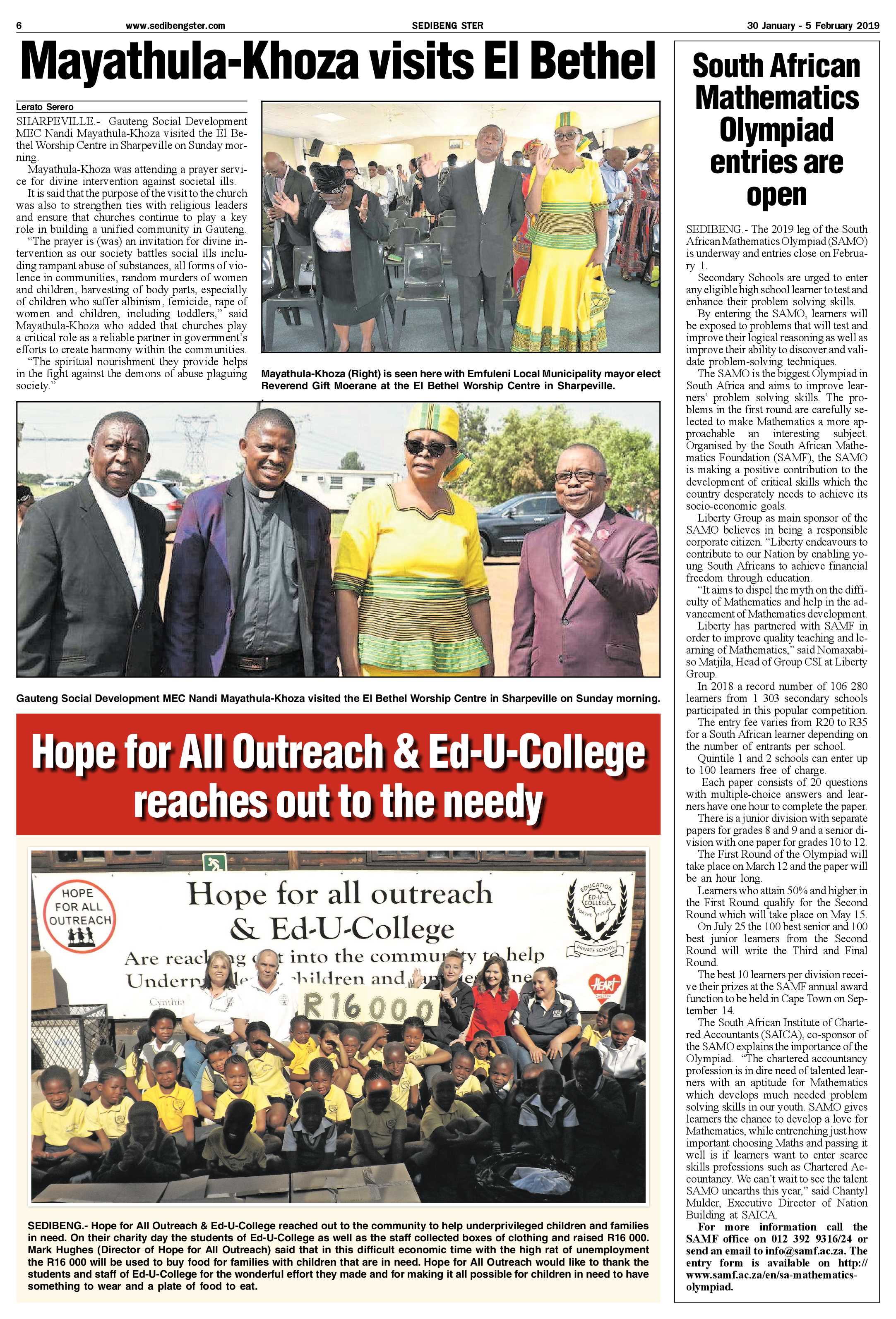 Sedibeng Ster 30 January – 5 February 2019 page 6