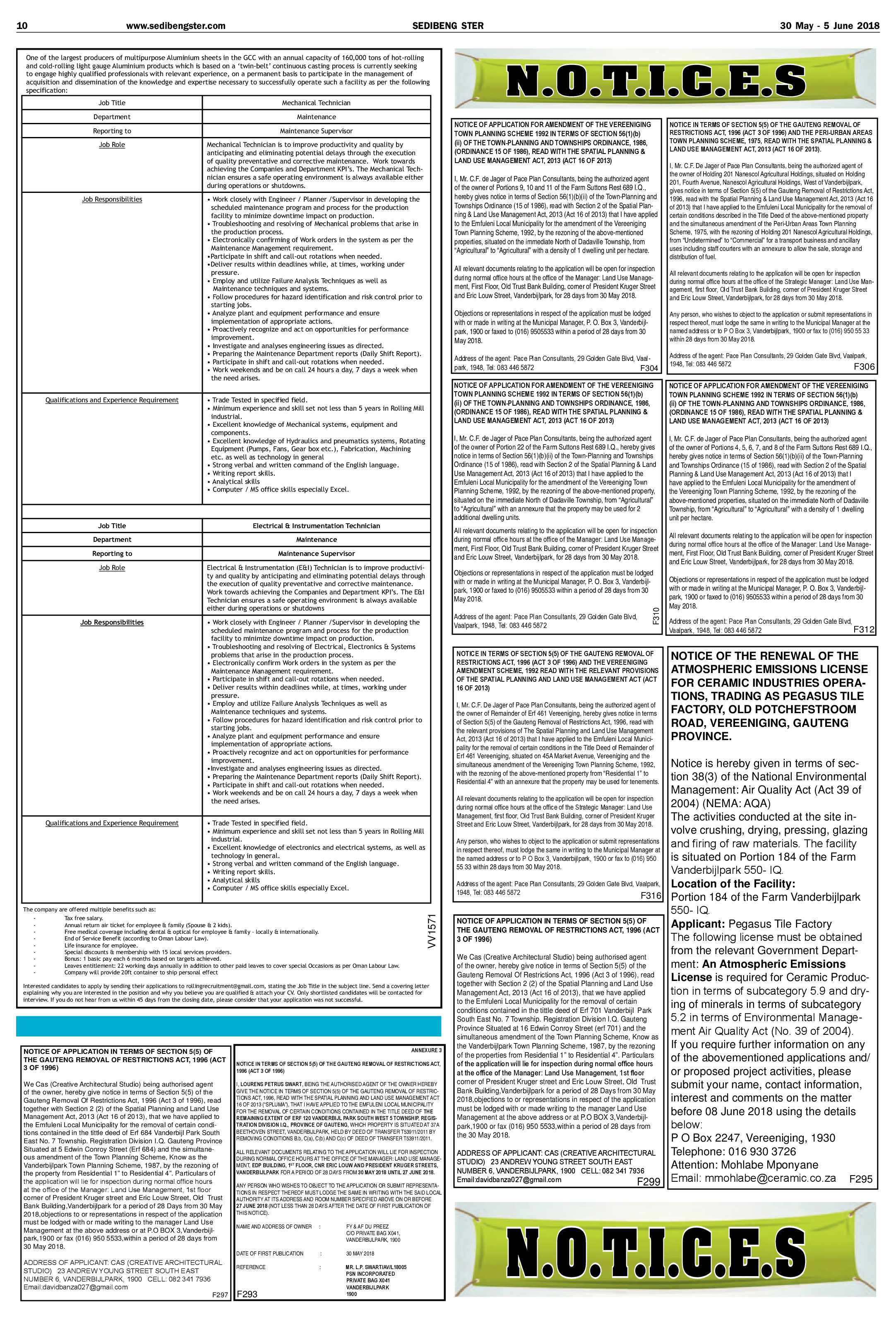 Sedibeng Ster 30 May – 5 June 2018 page 10