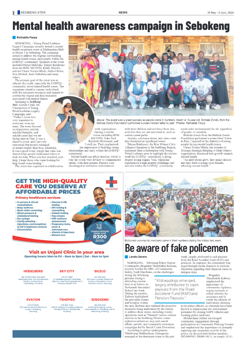 Sedibeng Ster 30 May – 5 June, 2024 page 2