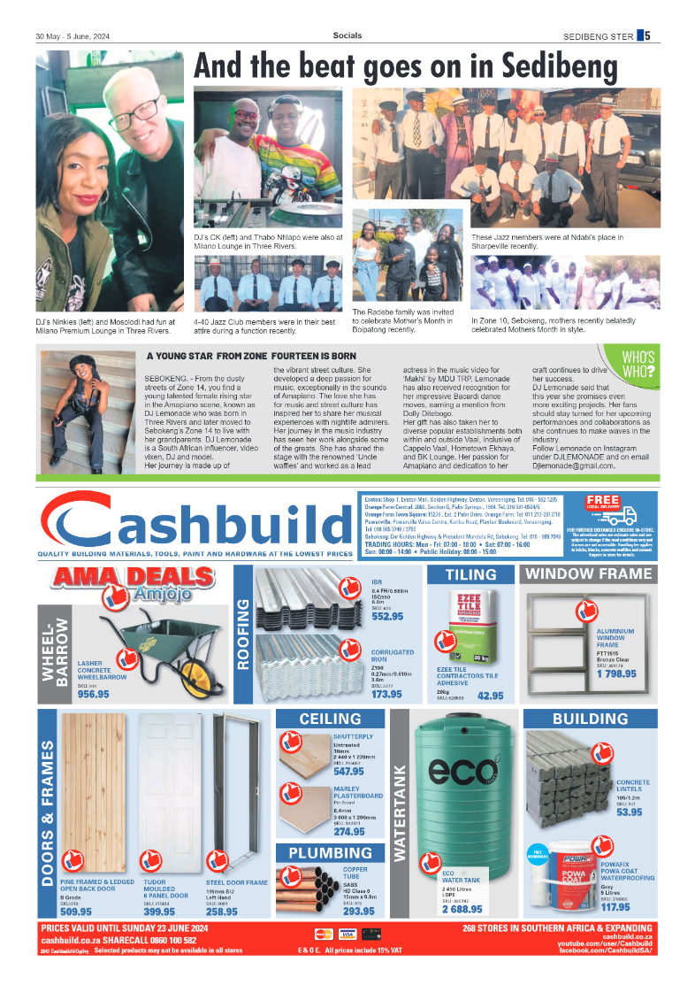 Sedibeng Ster 30 May – 5 June, 2024 page 5