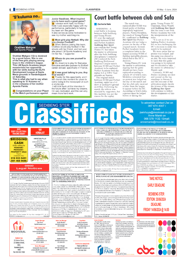 Sedibeng Ster 30 May – 5 June, 2024 page 6