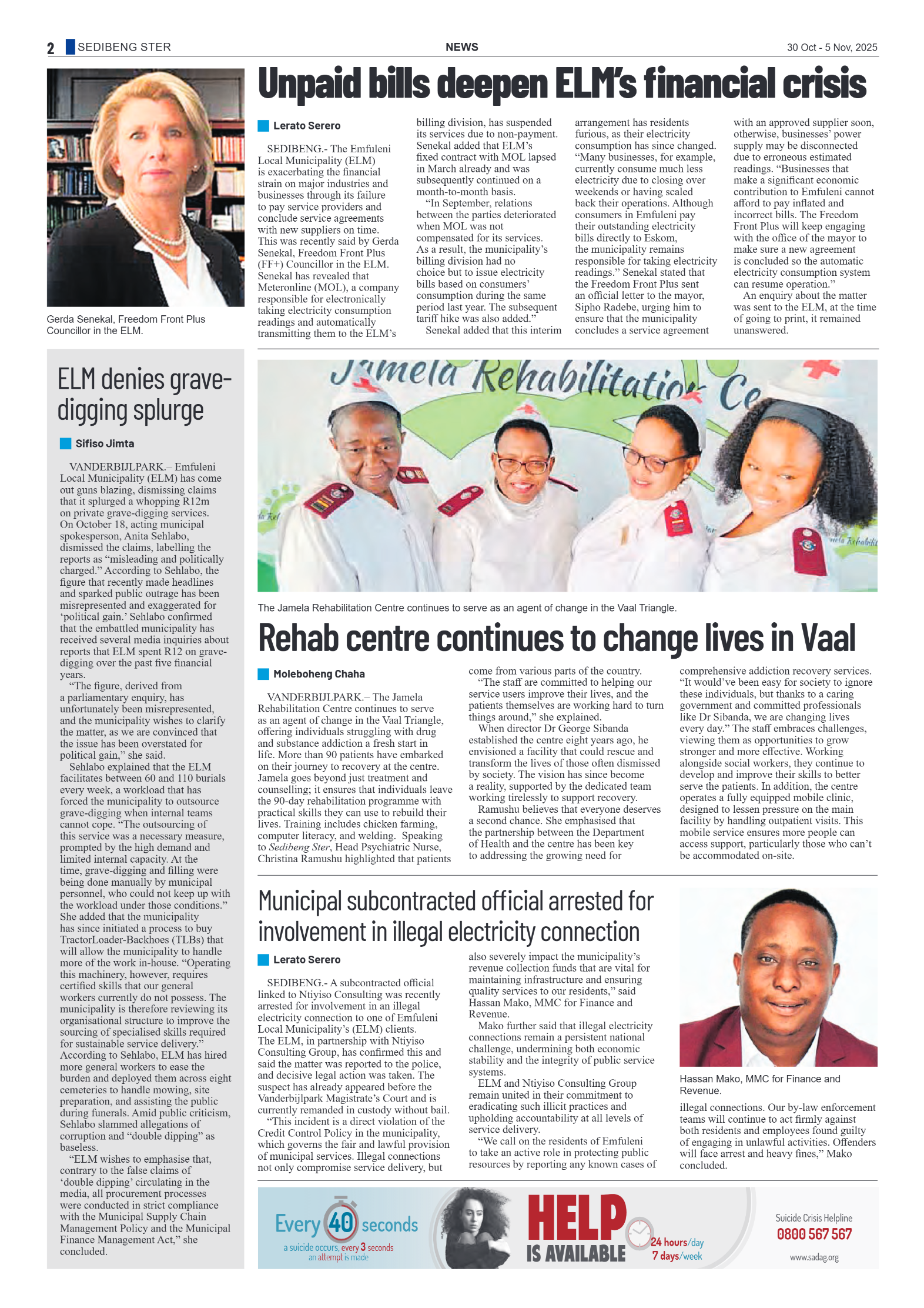 Sedibeng Ster 30 Oct – 5 Nov, 2025 page 2