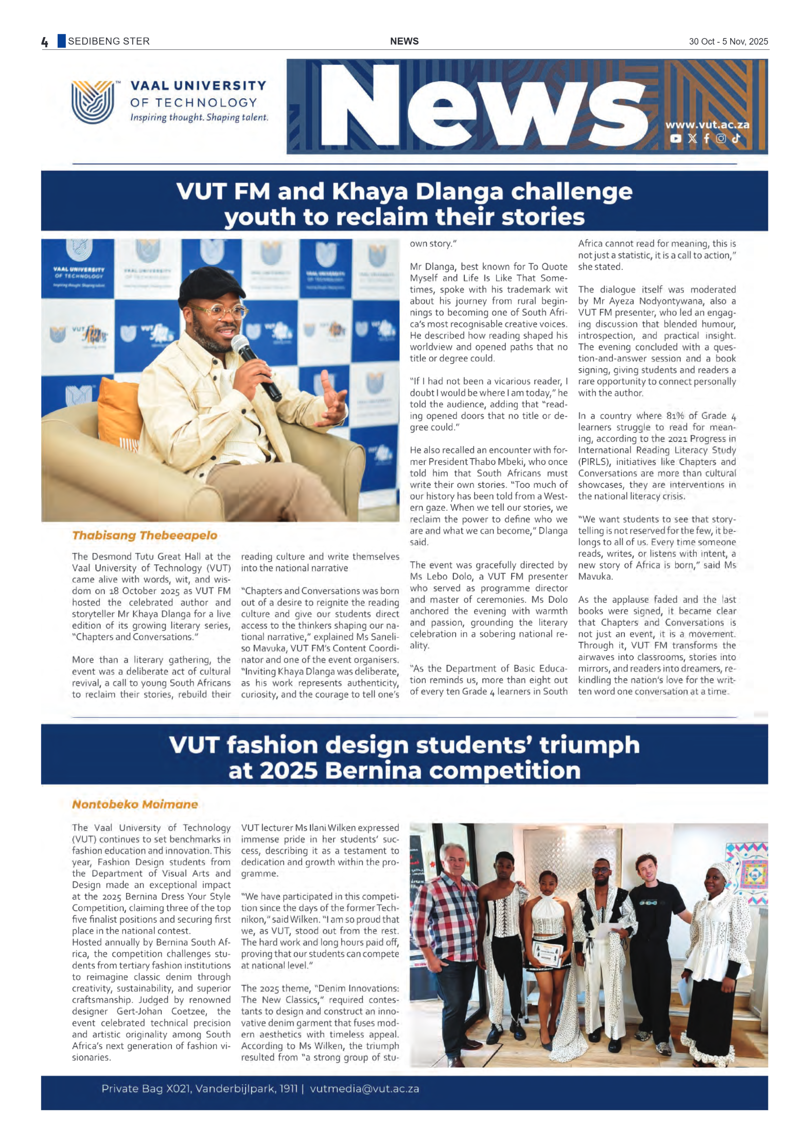 Sedibeng Ster 30 Oct – 5 Nov, 2025 page 4