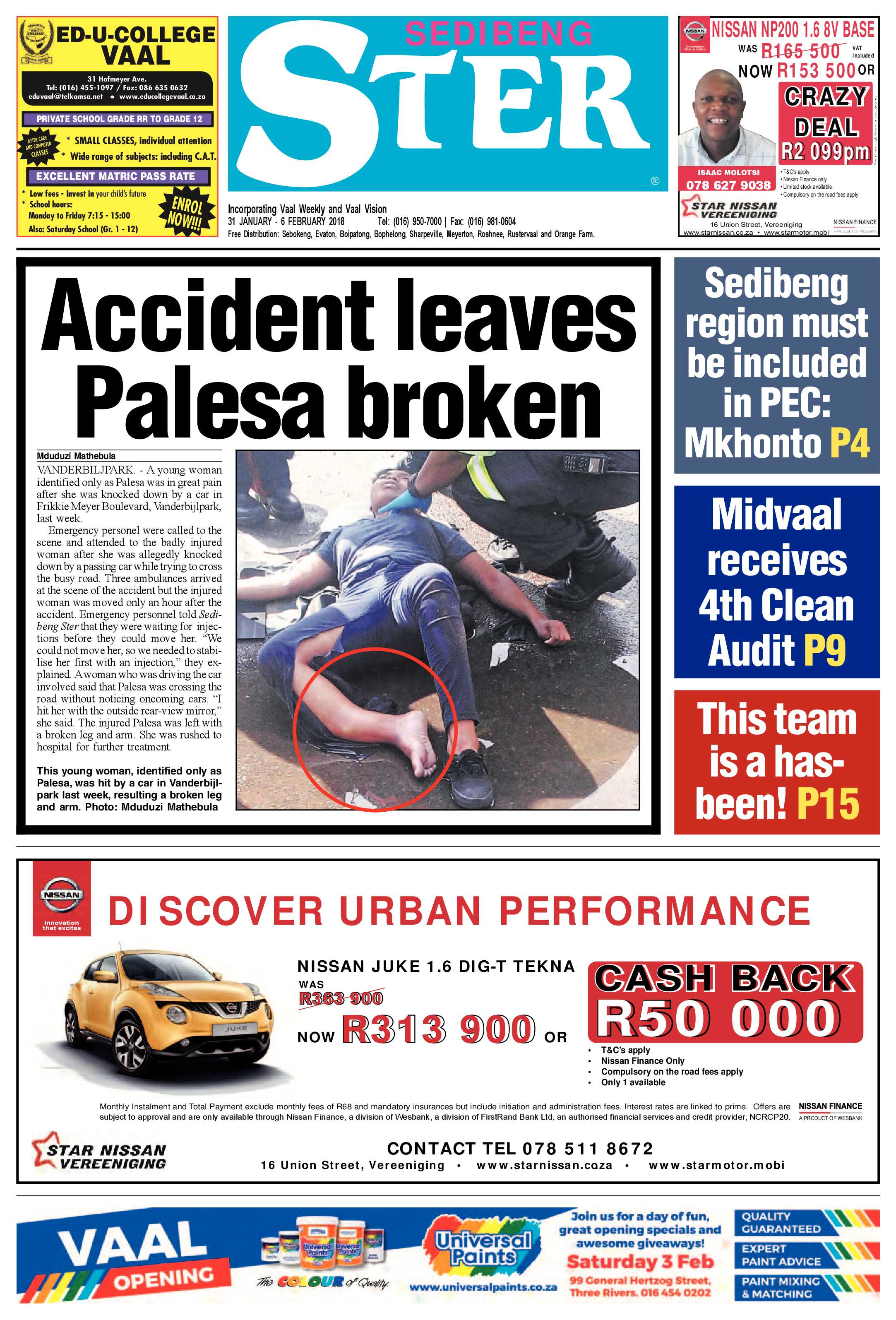 Sedibeng Ster 31 January – 6 February 2018 page 1