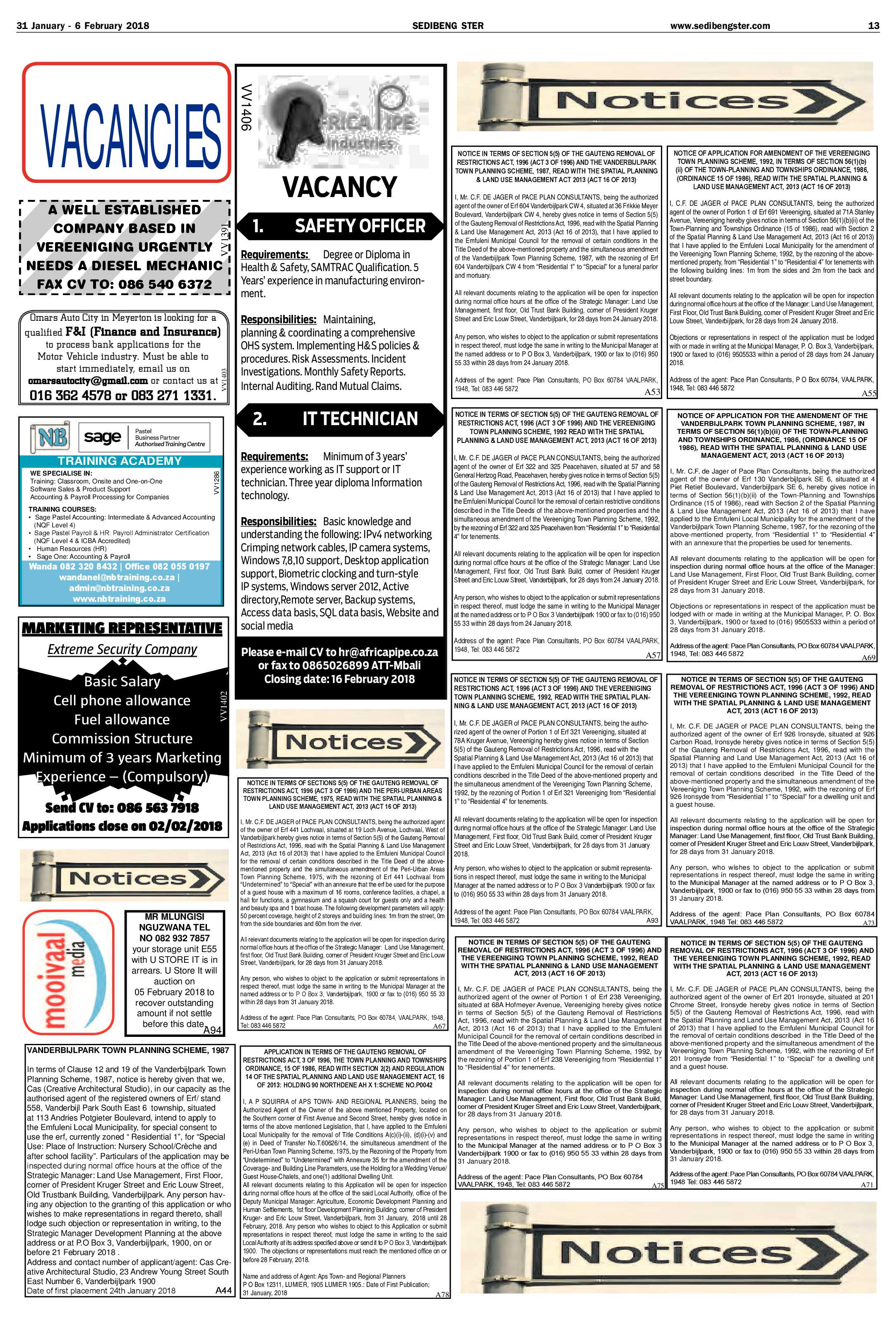 Sedibeng Ster 31 January – 6 February 2018 page 13