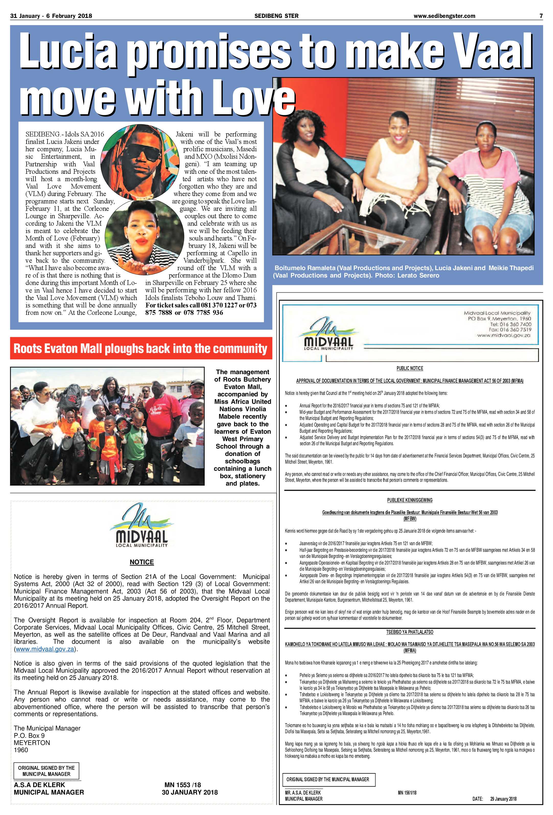Sedibeng Ster 31 January – 6 February 2018 page 7