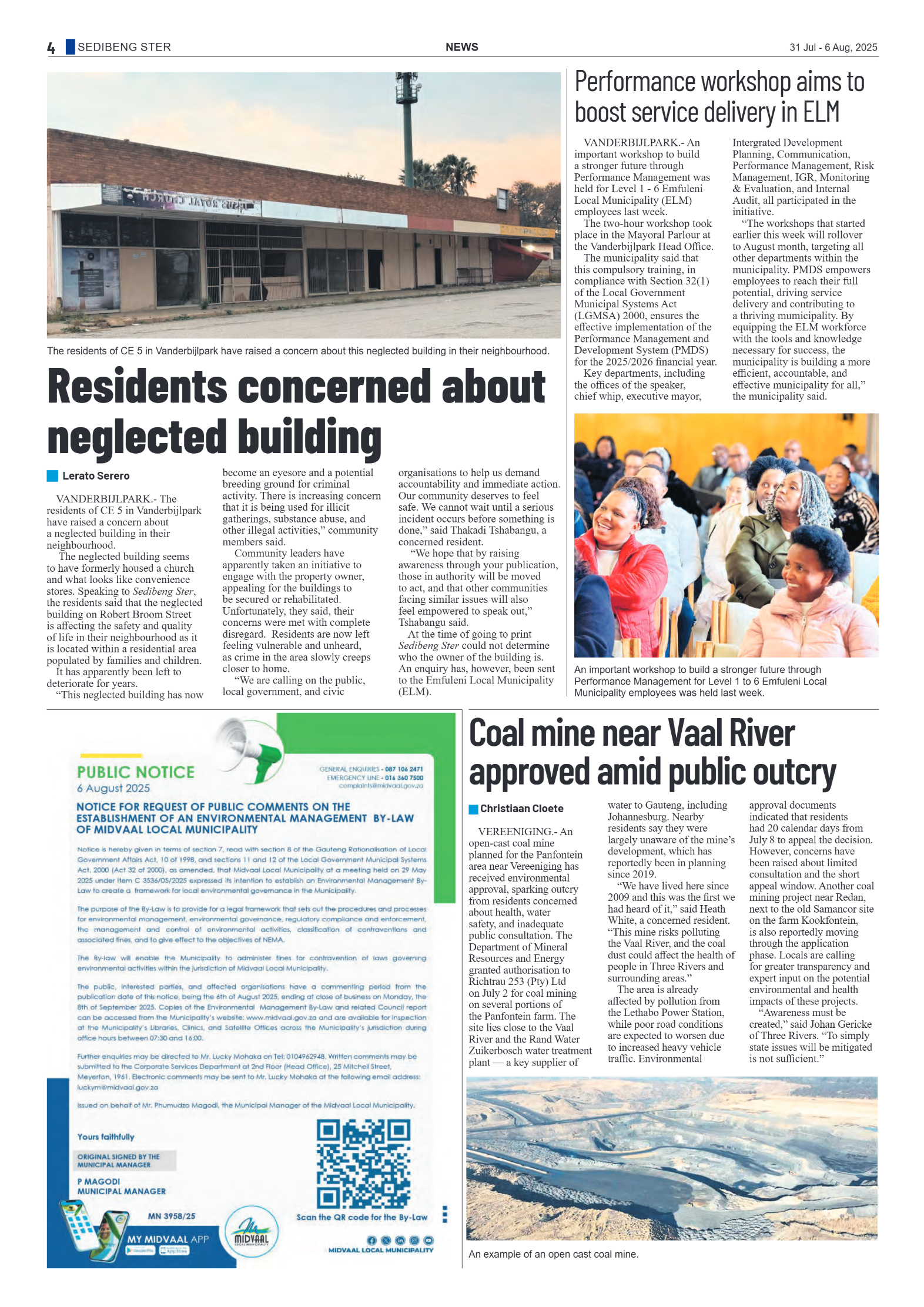 Sedibeng Ster 31 Jul – 6 Aug, 2025 page 4