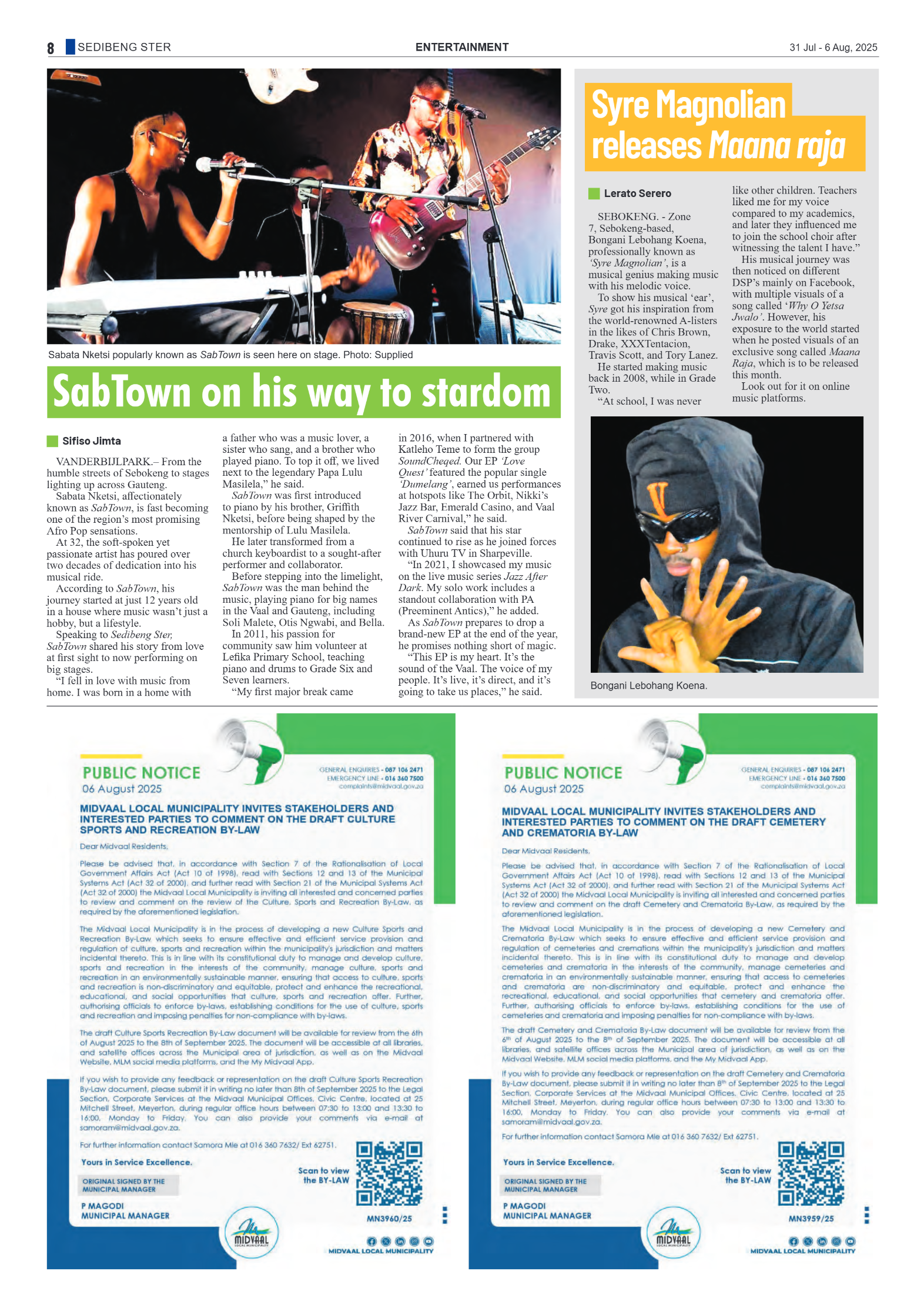 Sedibeng Ster 31 Jul – 6 Aug, 2025 page 8