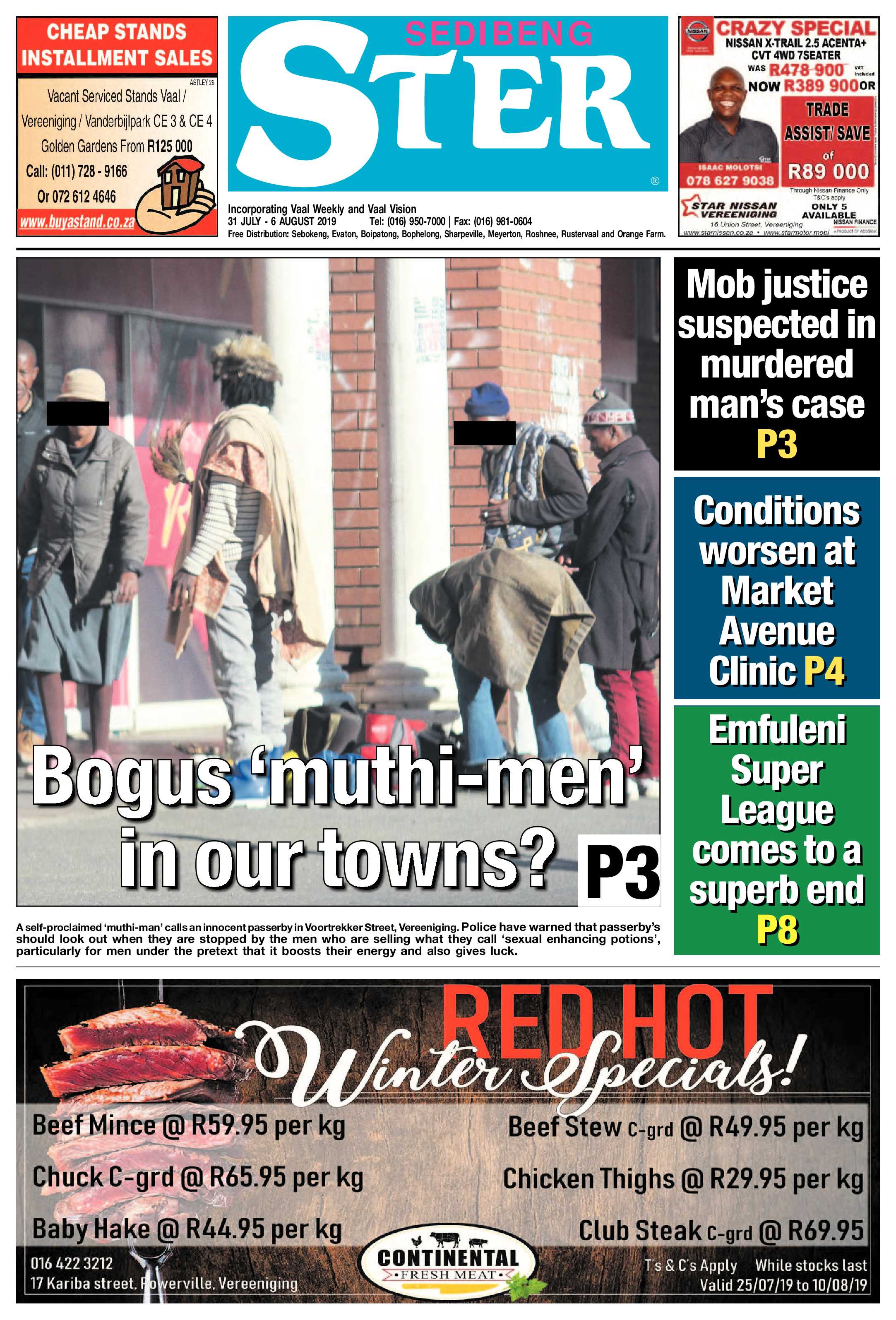 Sedibeng Ster 31 July – 6 August 2019 page 1