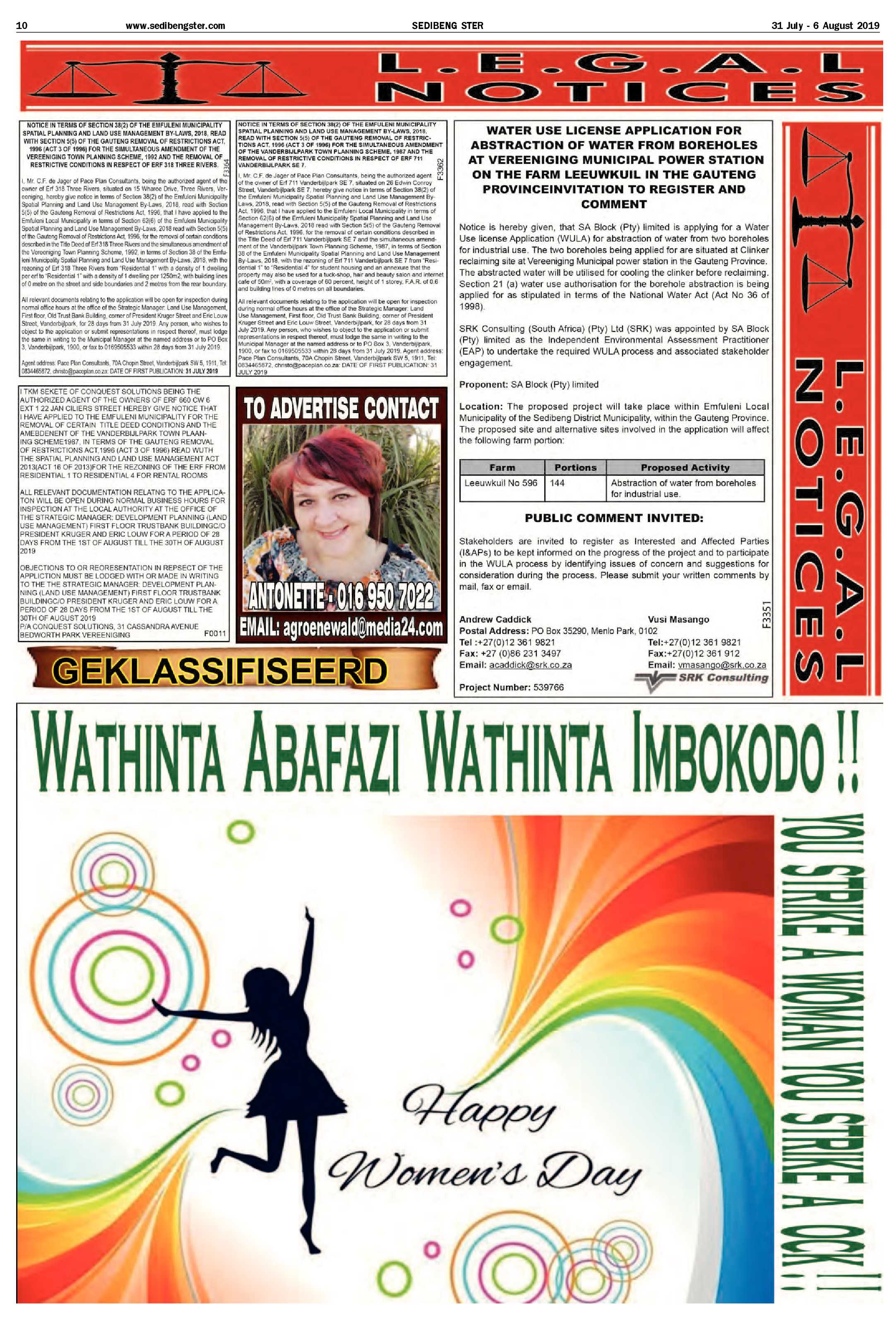 Sedibeng Ster 31 July – 6 August 2019 page 10