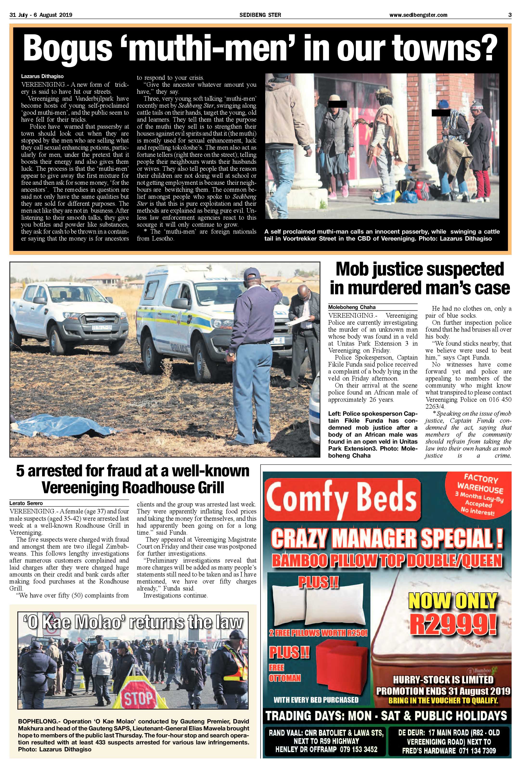 Sedibeng Ster 31 July – 6 August 2019 page 3