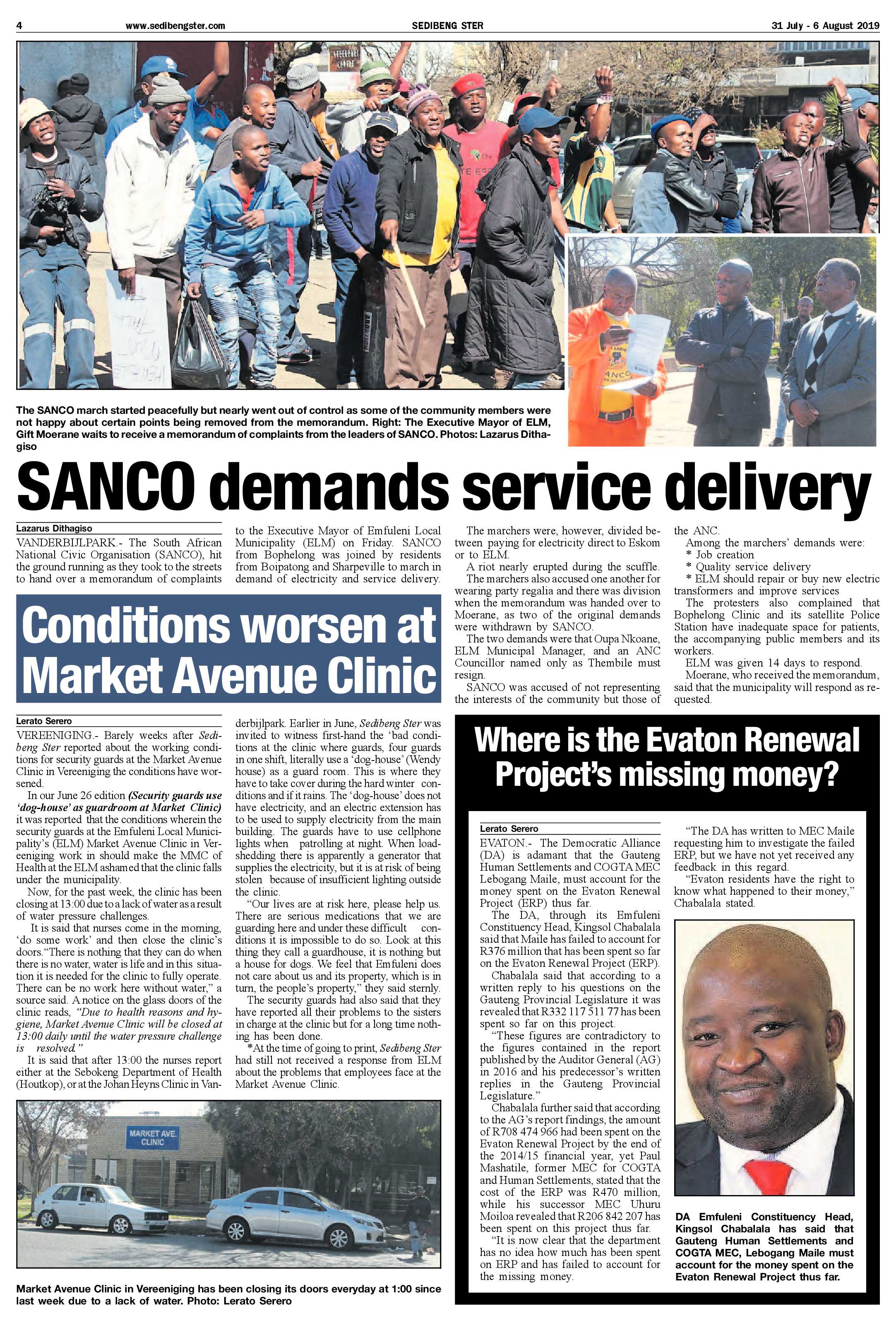 Sedibeng Ster 31 July – 6 August 2019 page 4