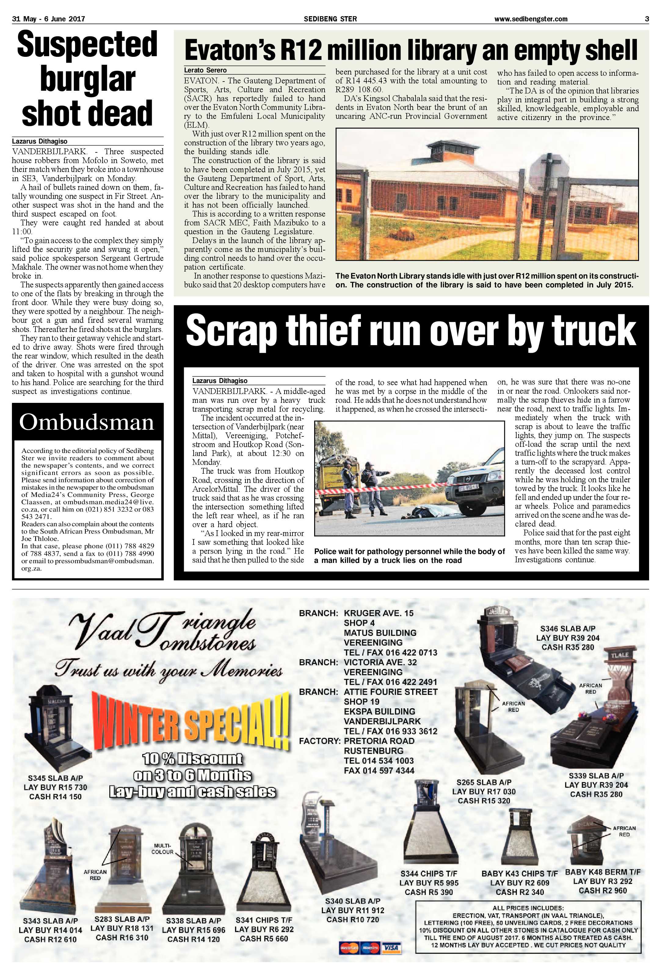 Sedibeng Ster 31 May – 6 June 2017 page 3