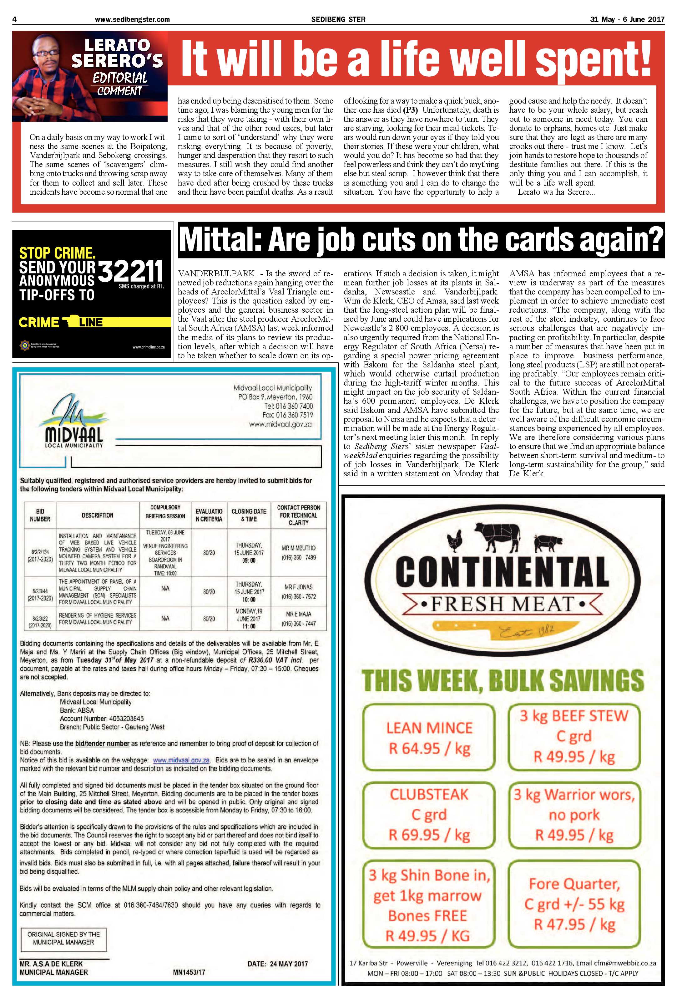Sedibeng Ster 31 May – 6 June 2017 page 4
