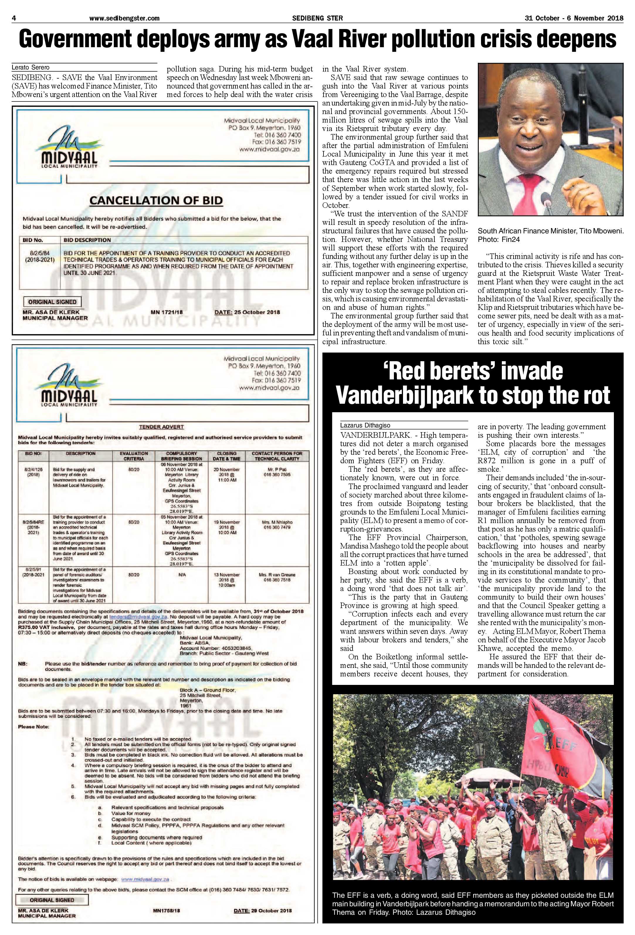 Sedibeng Ster 31 October – 6 November 2018 page 4