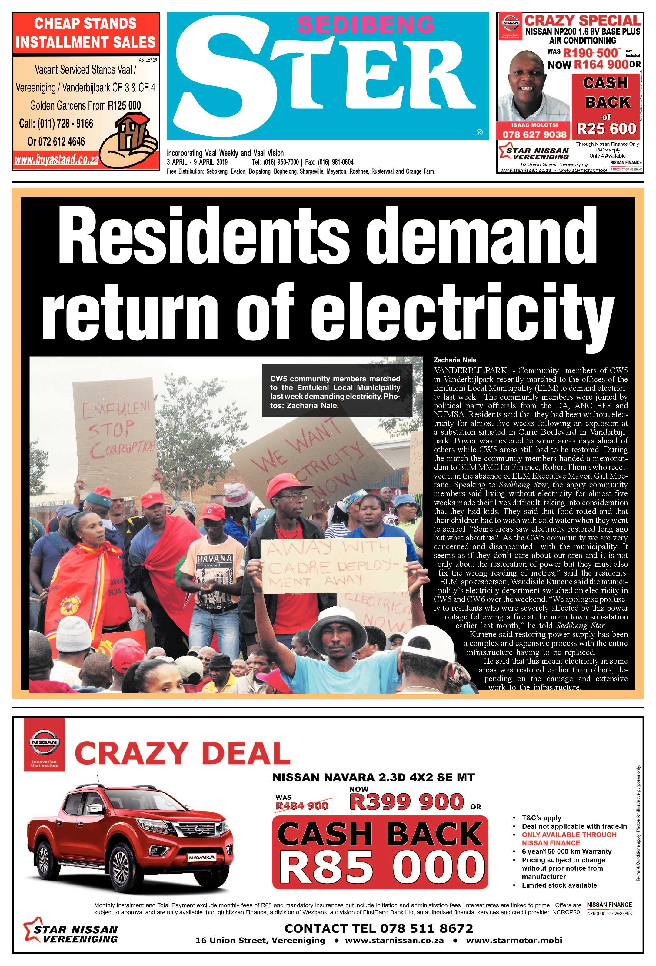 Sedibeng Ster 3 – 9 April 2019 page 1