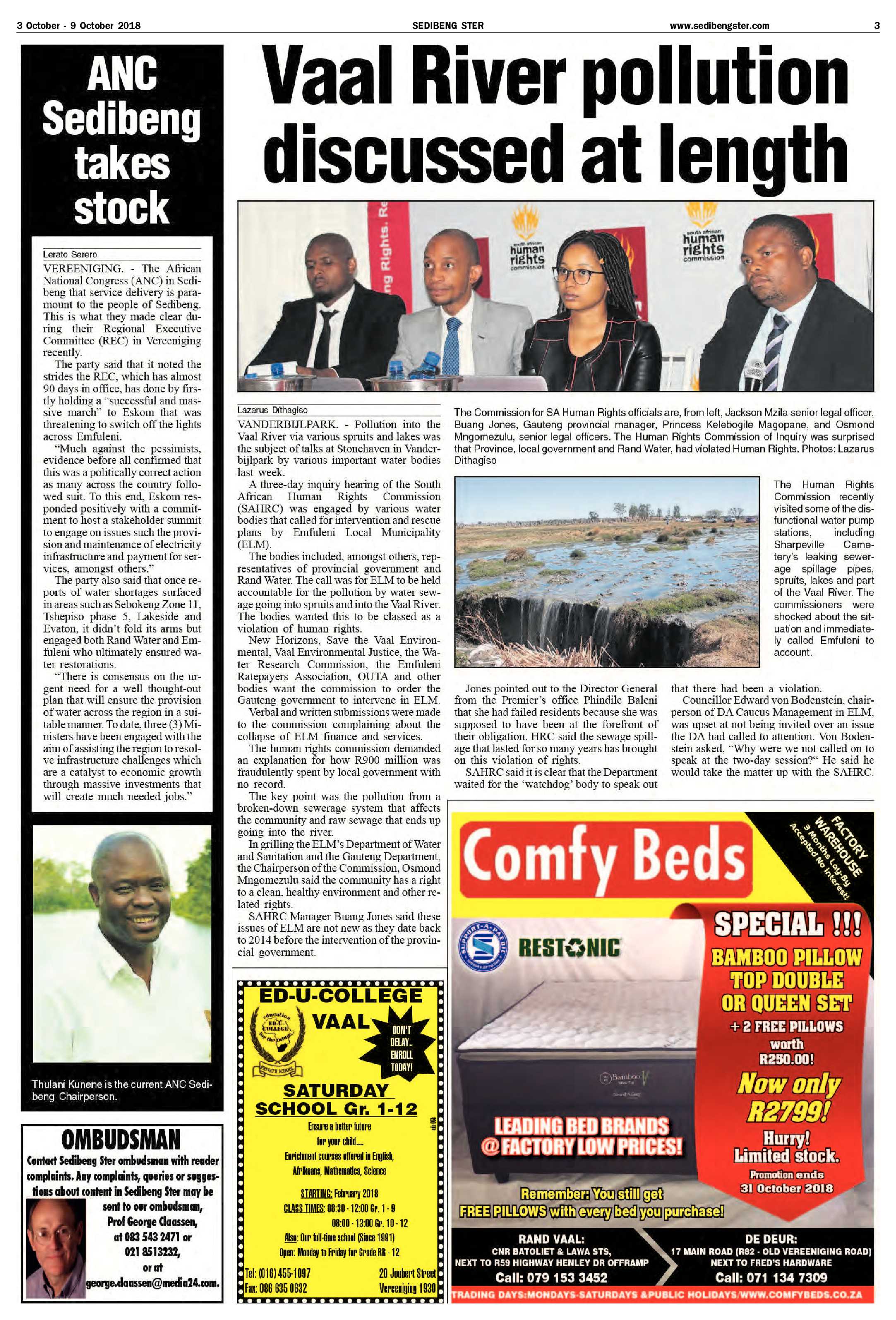 Sedibeng Ster 3 – 9 October 2018 page 3