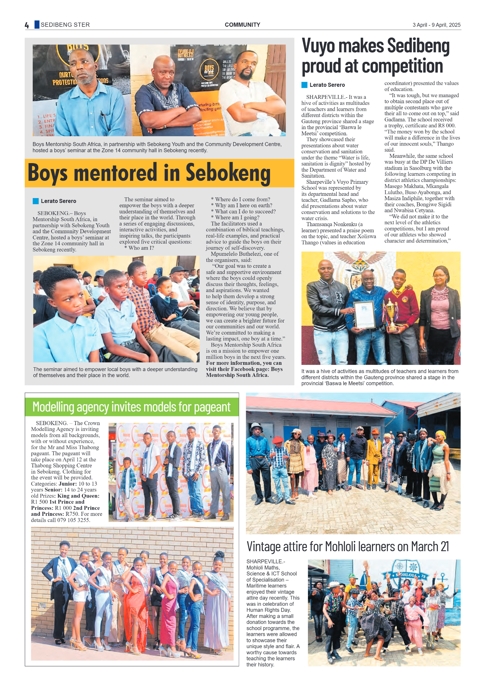 Sedibeng Ster 3 April – 9 April, 2025 page 4
