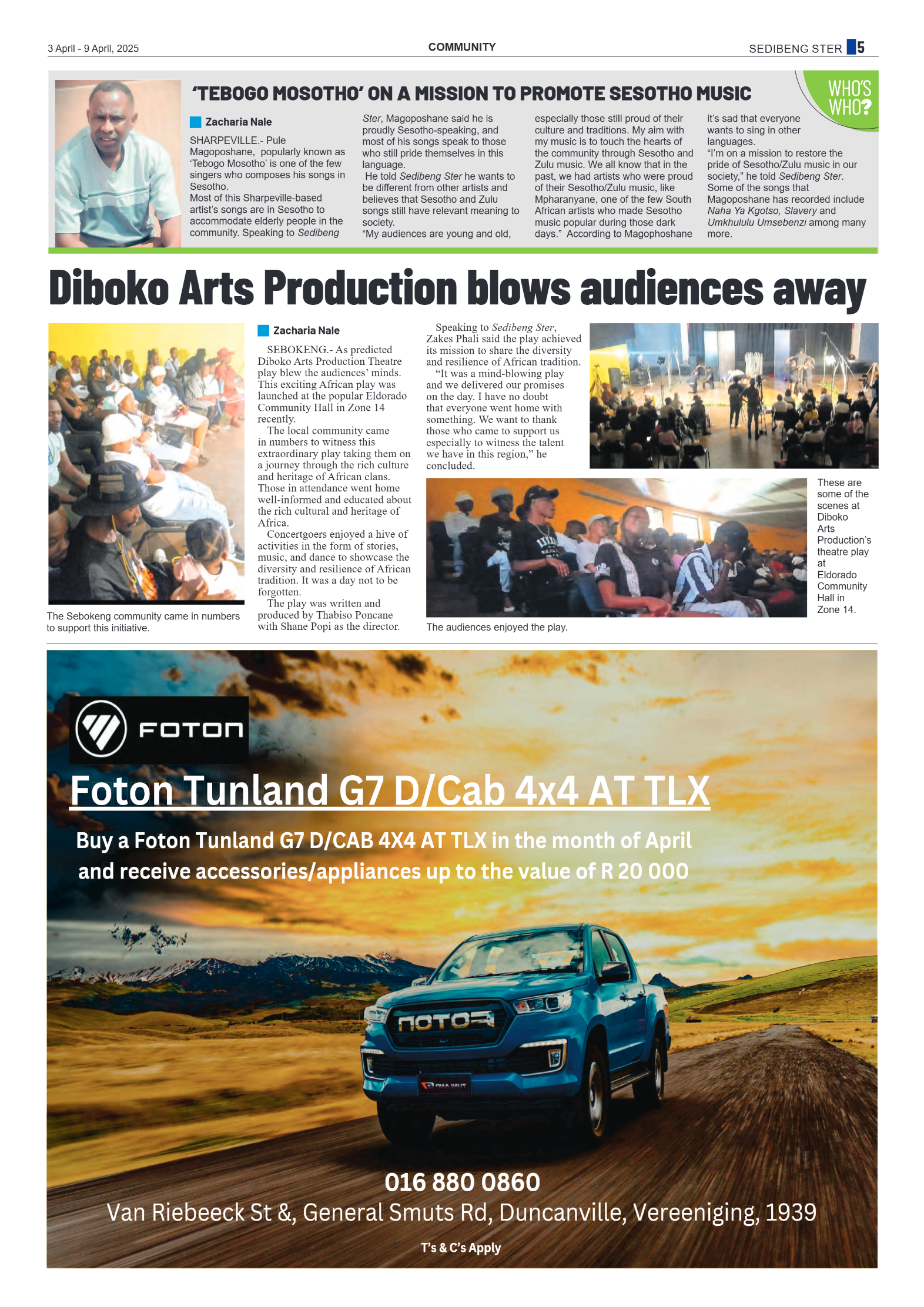 Sedibeng Ster 3 April – 9 April, 2025 page 5