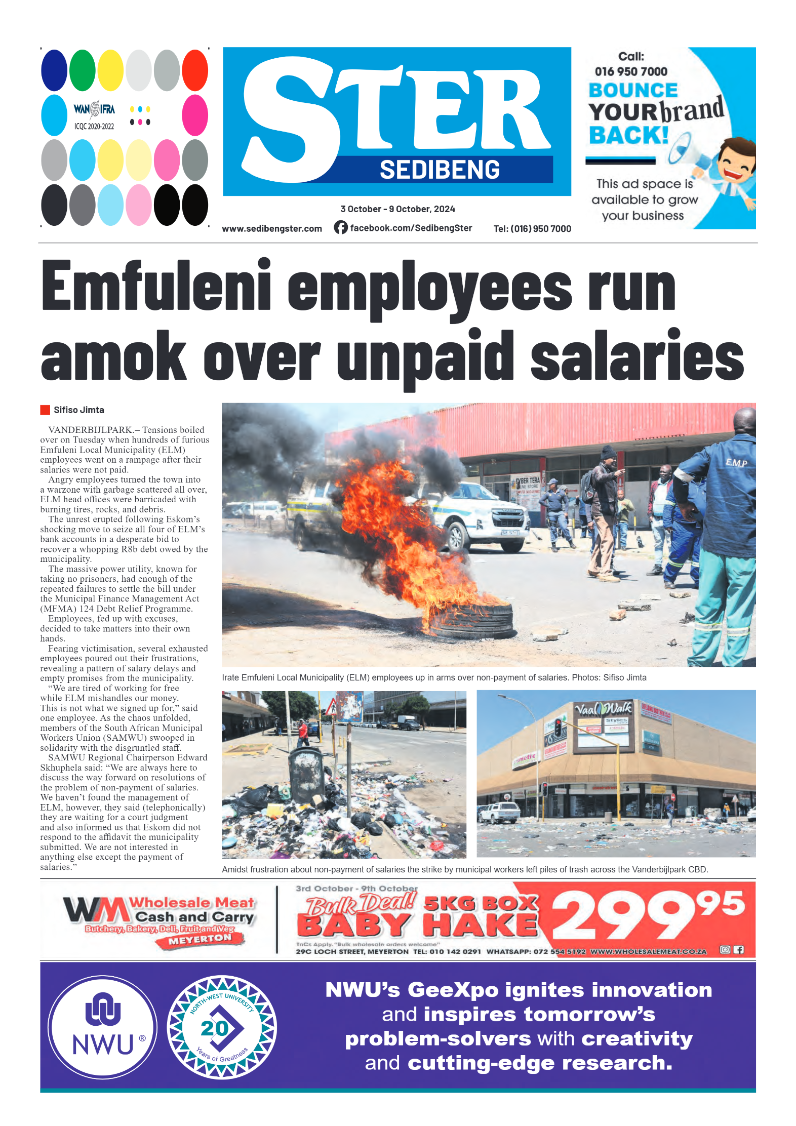 Sedibeng Ster 3 October – 9 October, 2024 page 1