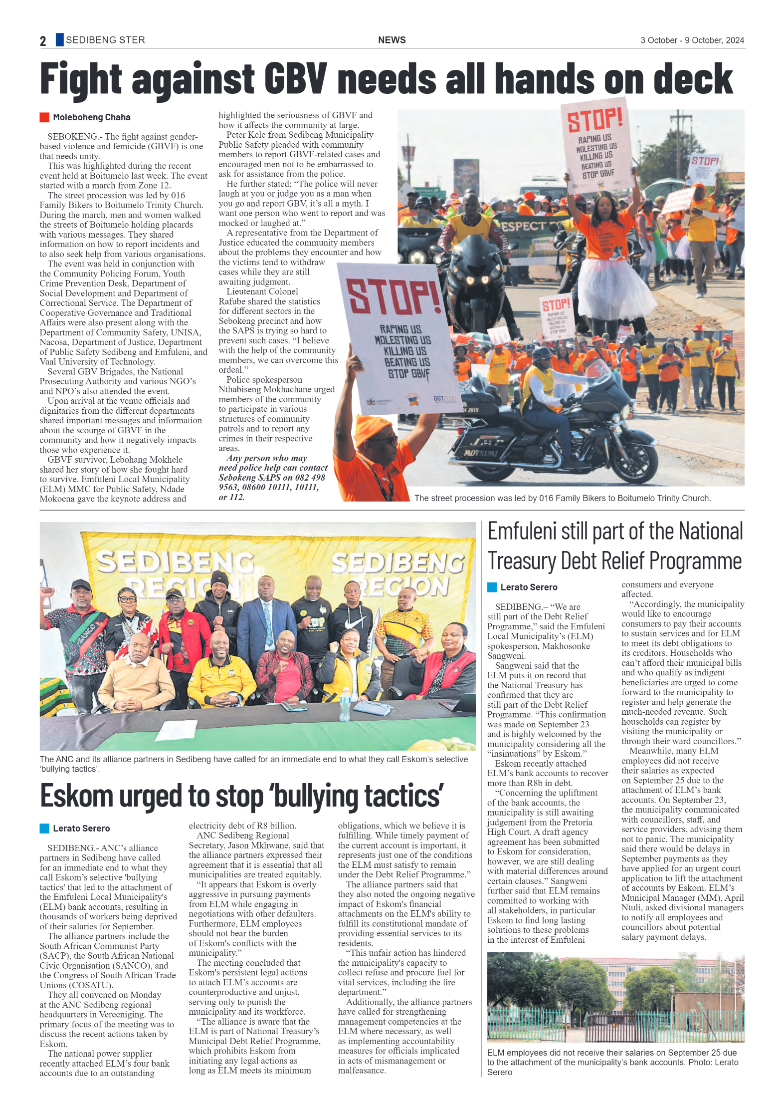 Sedibeng Ster 3 October – 9 October, 2024 page 2