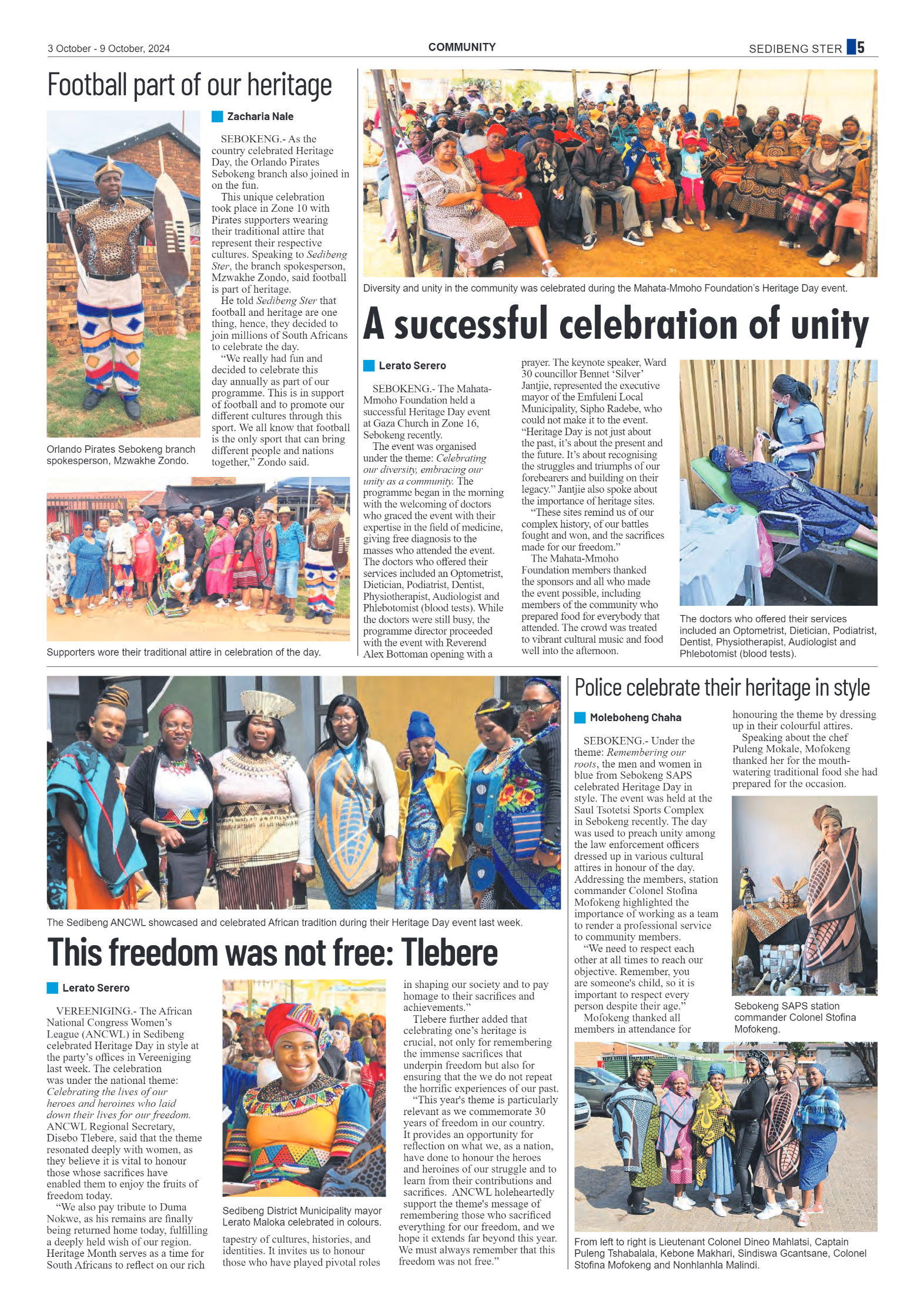 Sedibeng Ster 3 October – 9 October, 2024 page 5