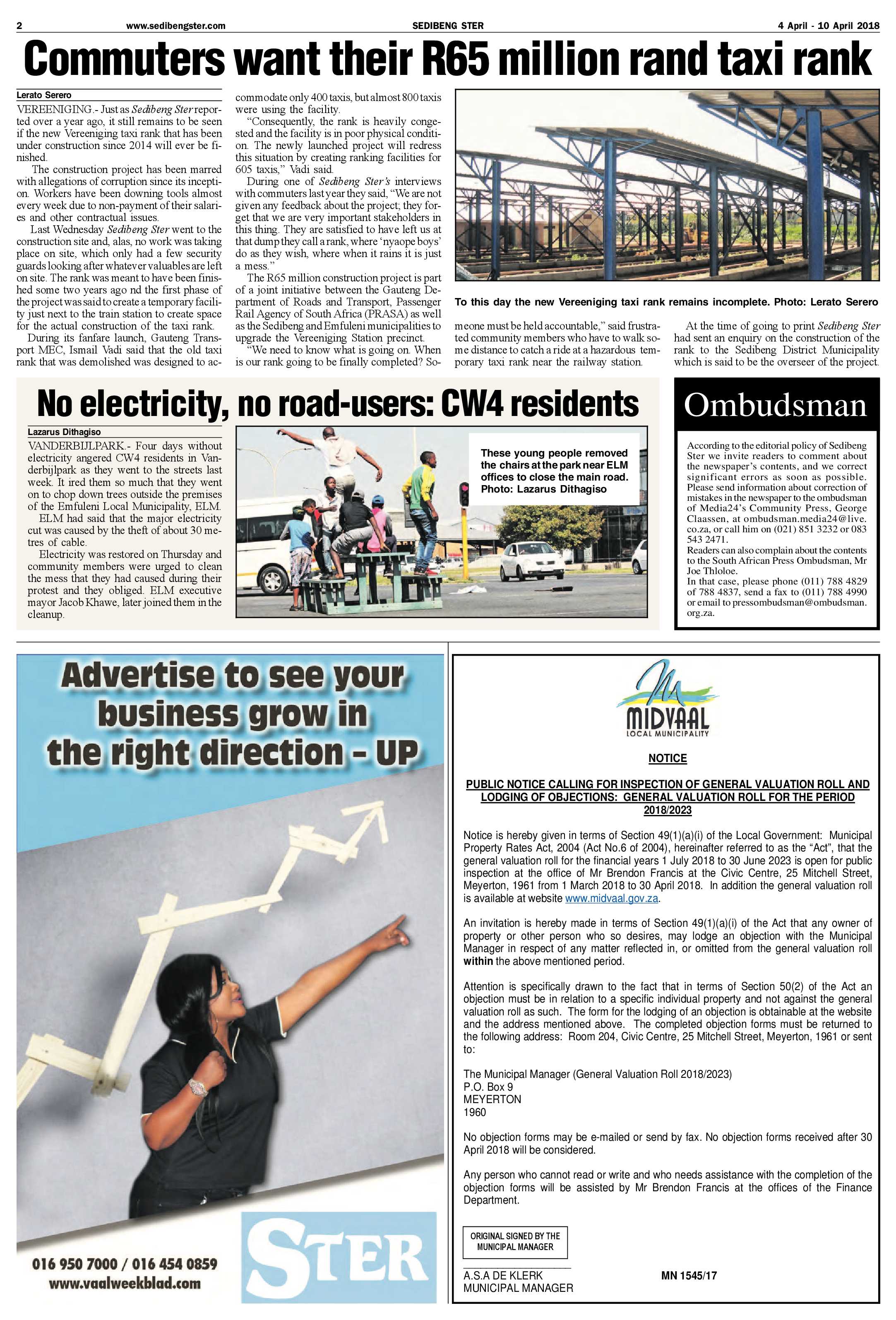 Sedibeng Ster 4 – 10 April 2018 page 2