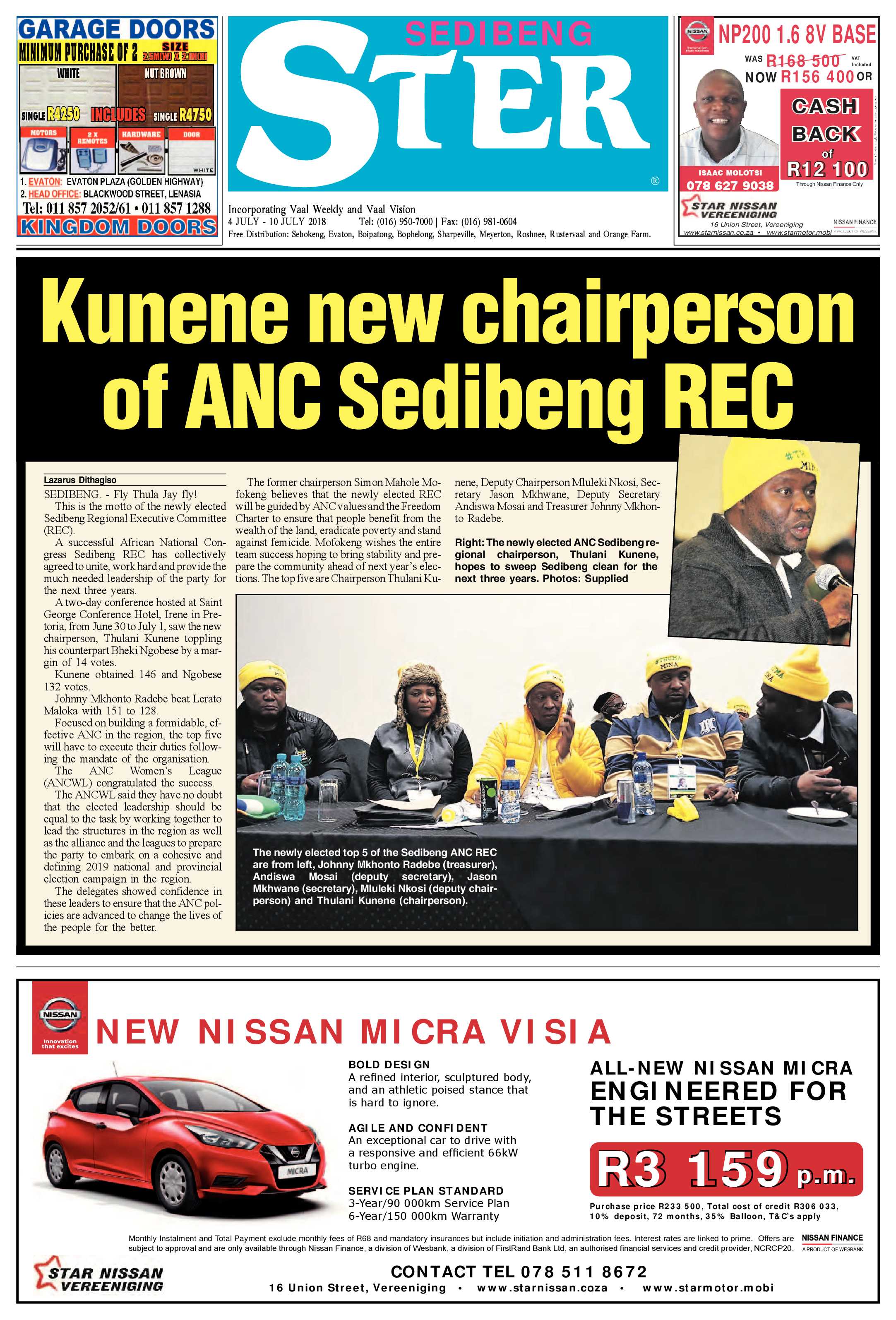 Sedibeng Ster 4 – 10 July 2018 page 1
