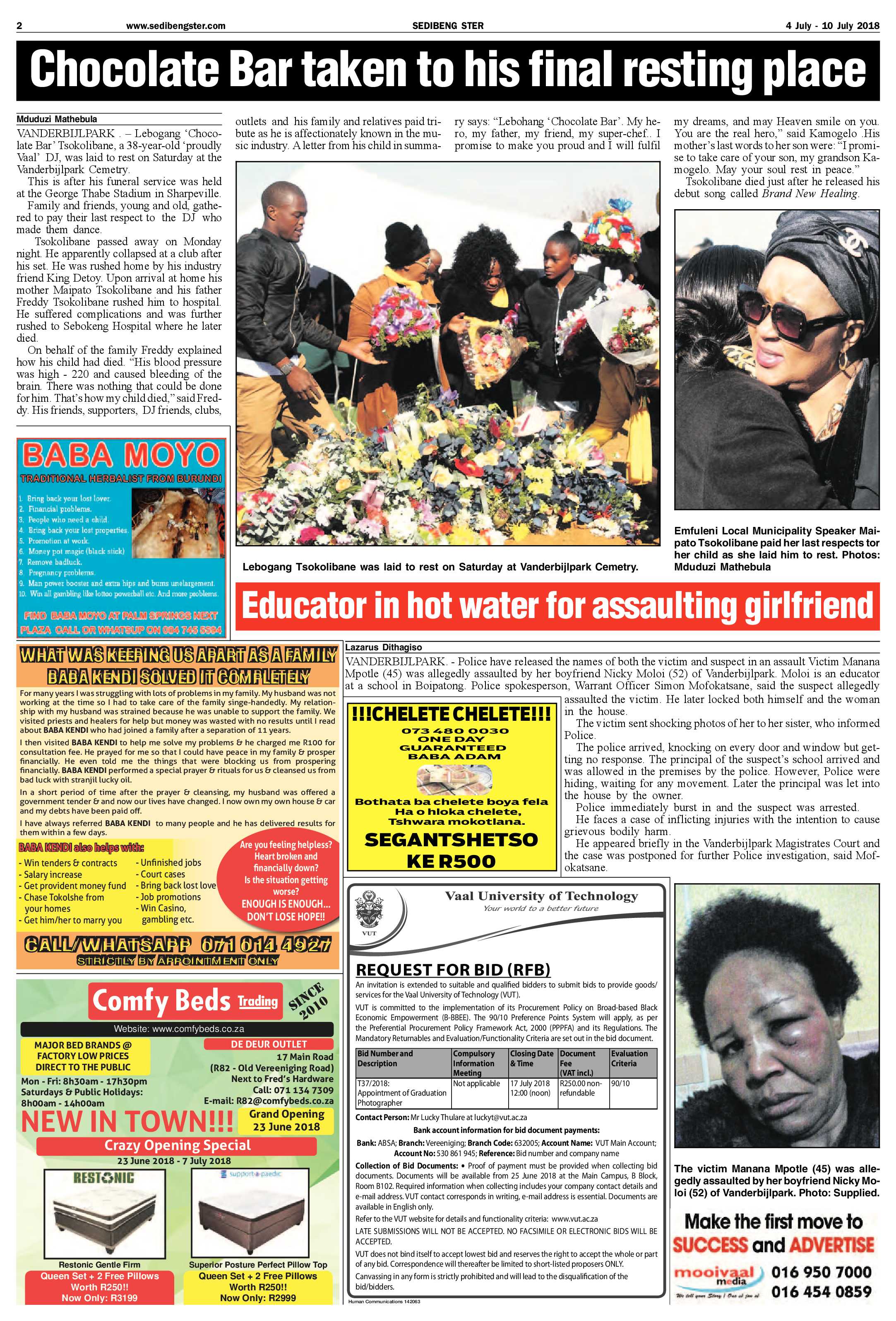 Sedibeng Ster 4 – 10 July 2018 page 2