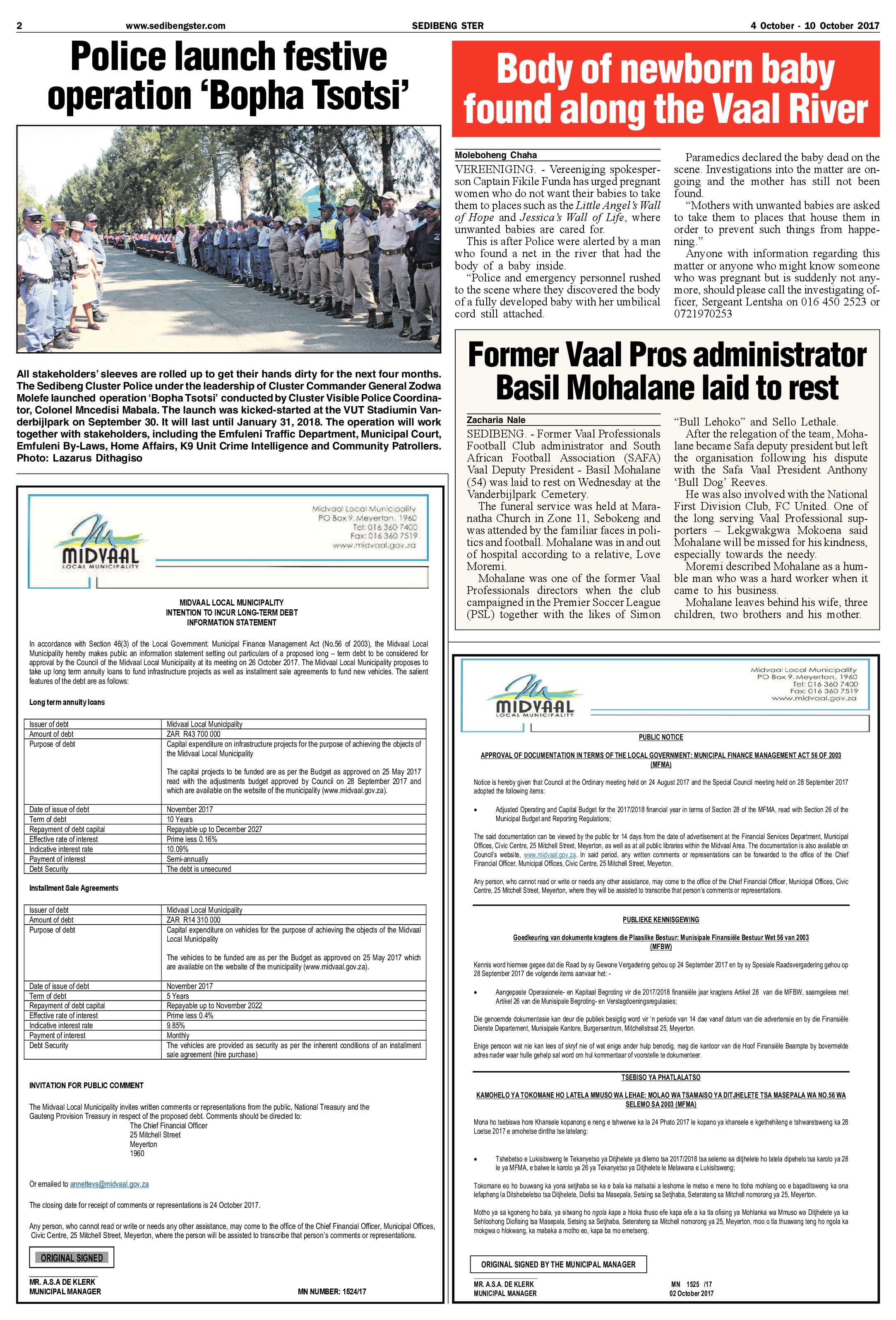 Sedibeng Ster 4 – 10 October 2017 page 2