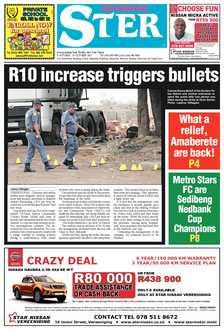 Sedibeng Ster 4 – 10 October 2017