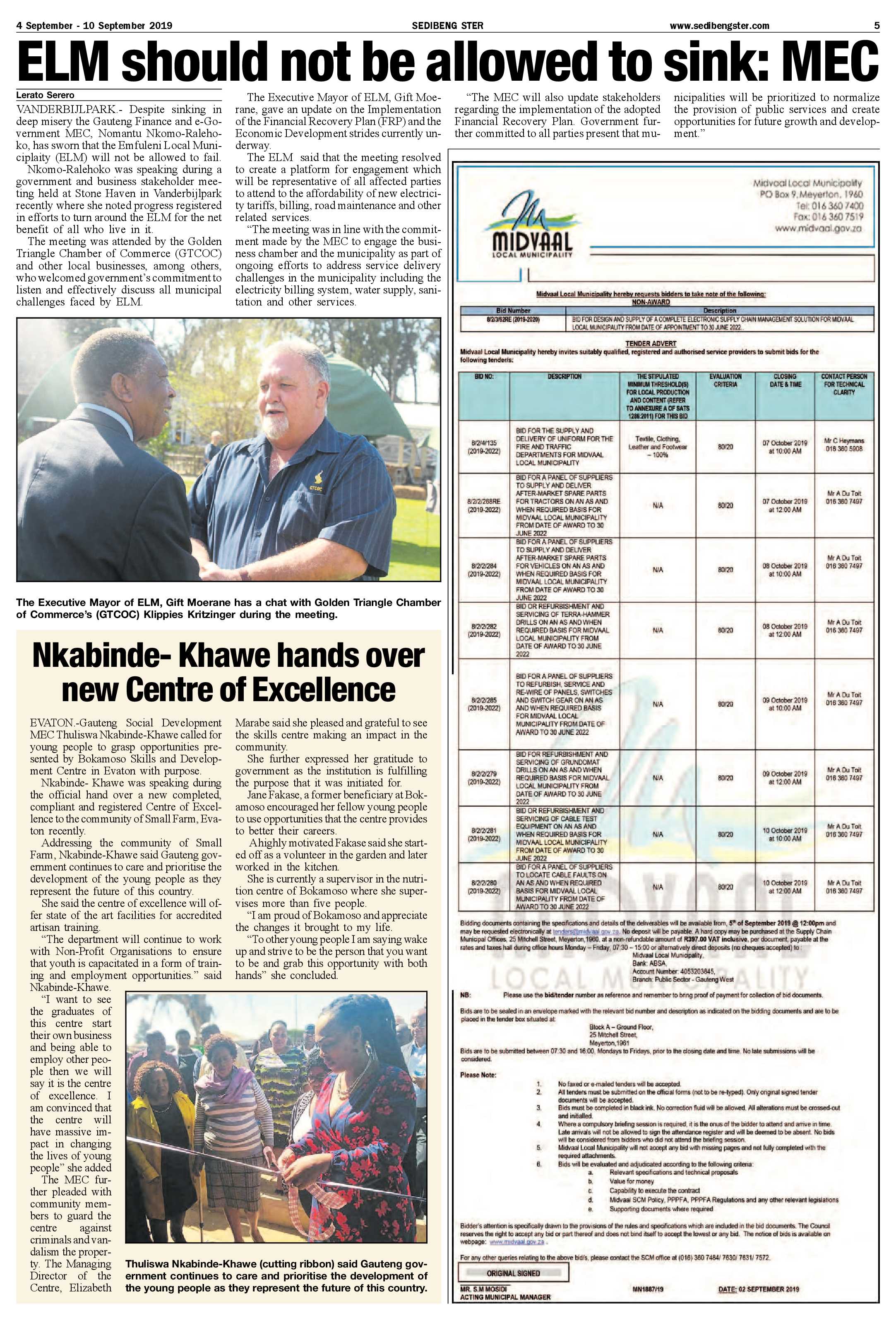 Sedibeng Ster 4 – 10 September 2019 page 5