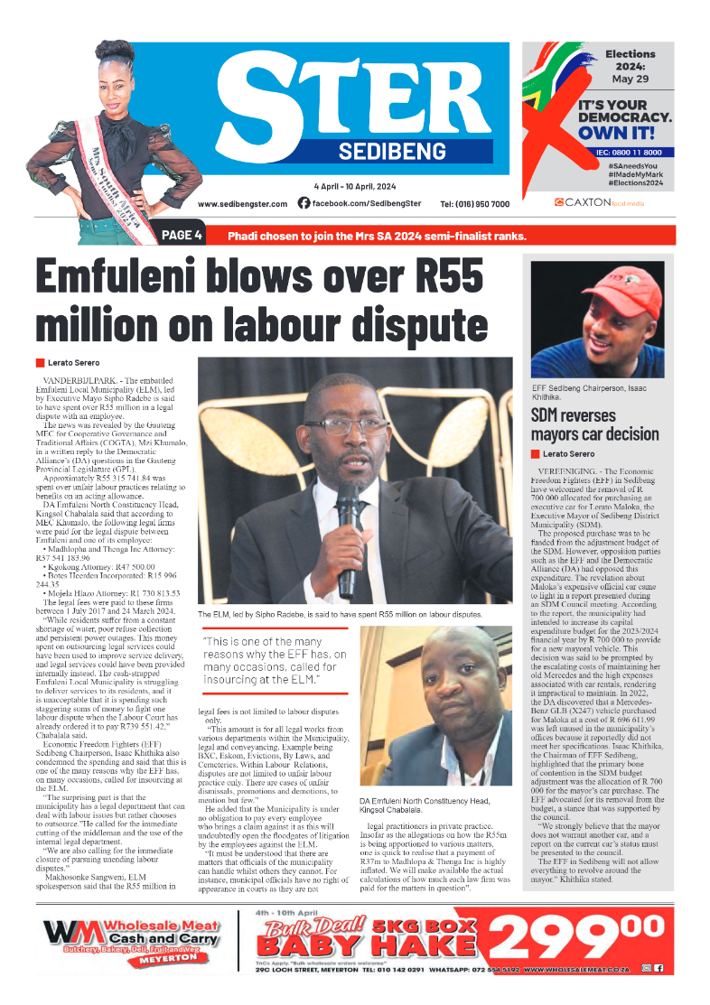 Sedibeng Ster 4 April – 10 April, 2024 page 1