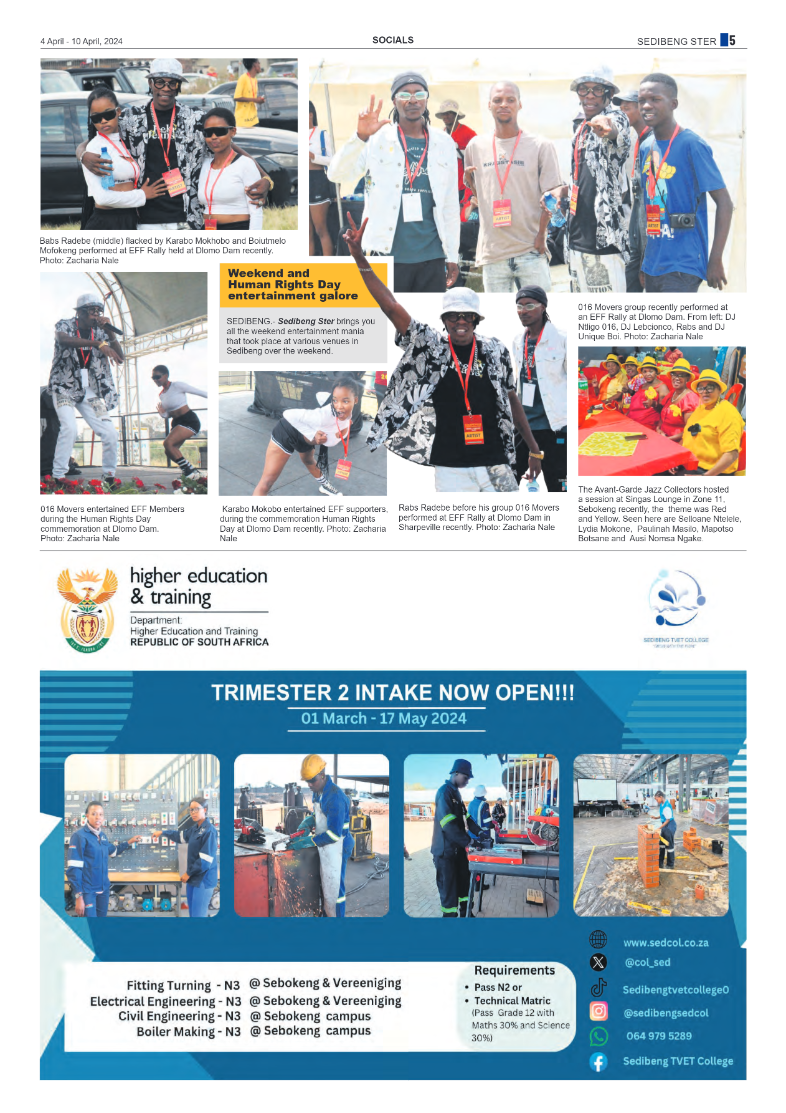 Sedibeng Ster 4 April – 10 April, 2024 page 5