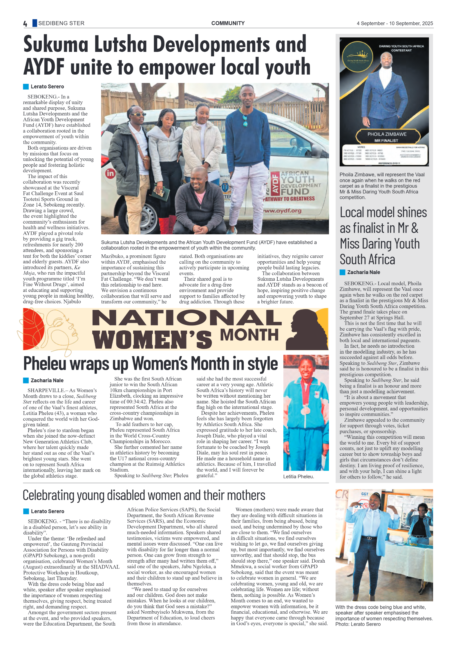 Sedibeng Ster 4 September – 10 September, 2025 page 4