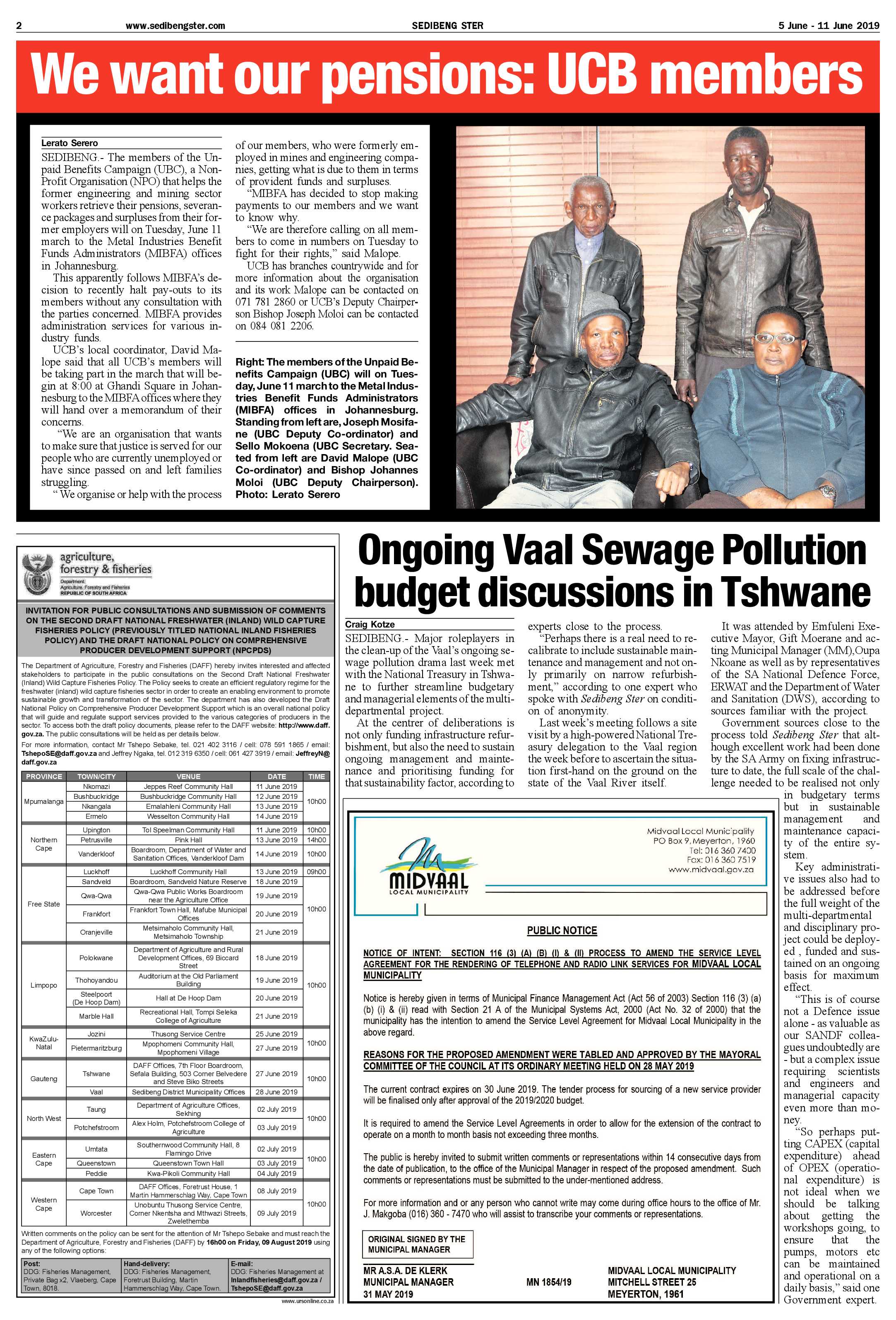 Sedibeng Ster 5 – 11 June 2019 page 2