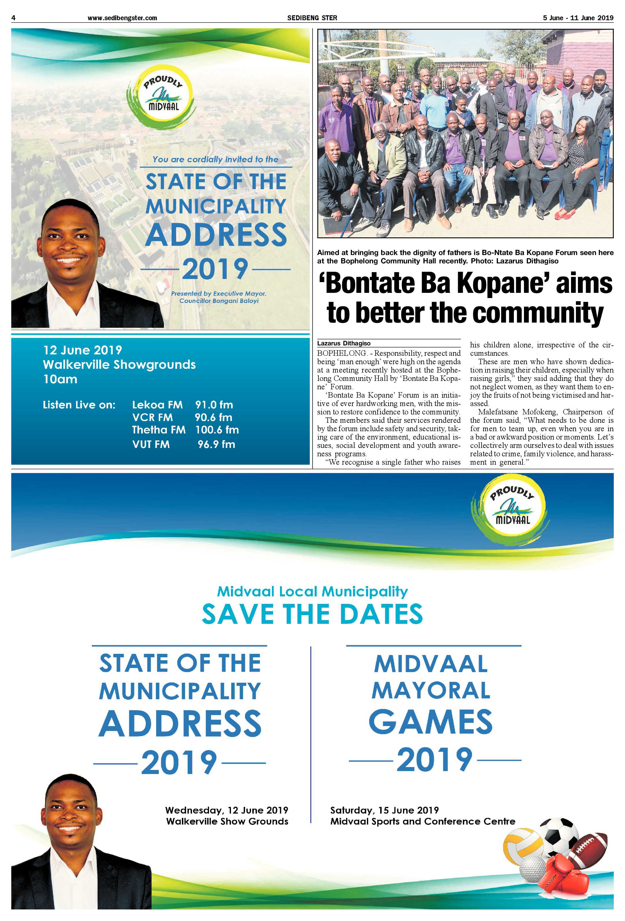 Sedibeng Ster 5 – 11 June 2019 page 4