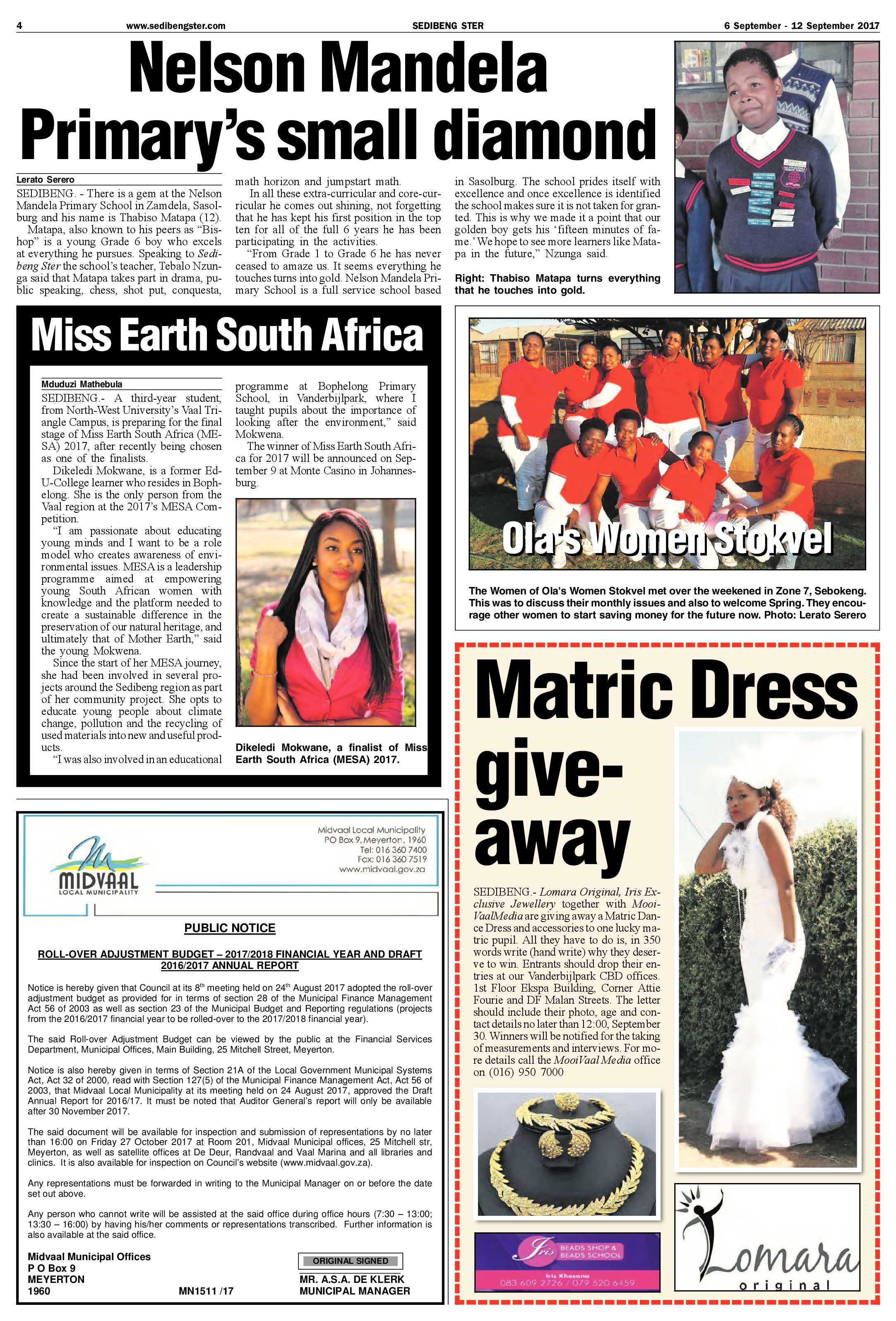 Sedibeng Ster 5 – 12 September 2017 page 4