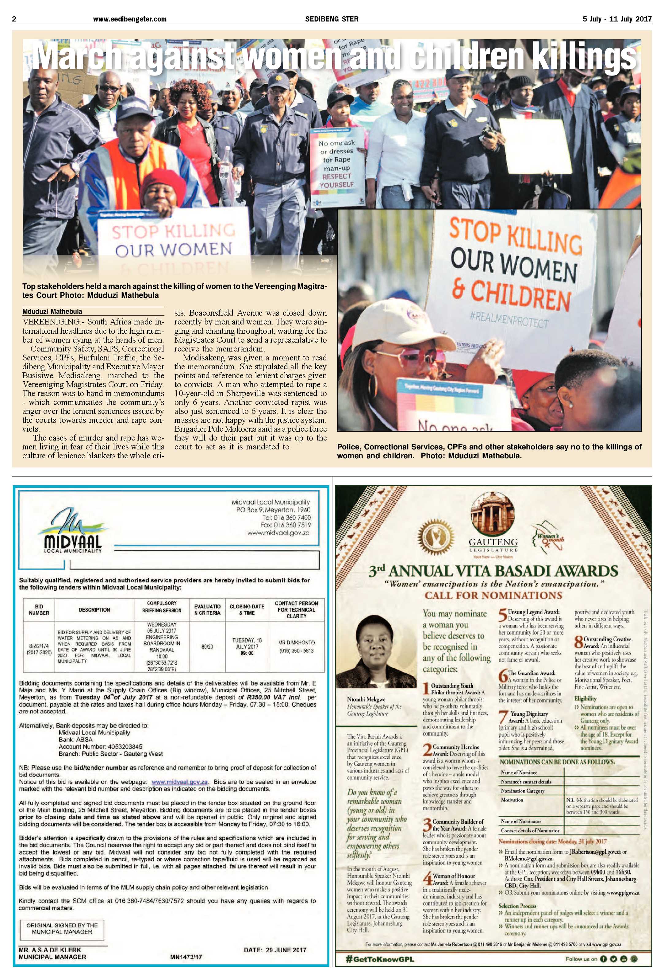Sedibeng Ster 5 – 7 July 2017 page 2