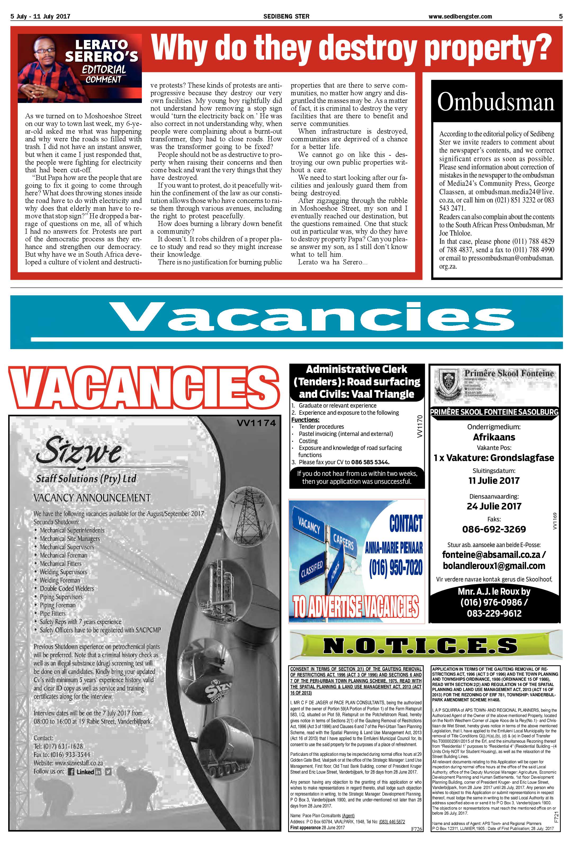 Sedibeng Ster 5 – 7 July 2017 page 5
