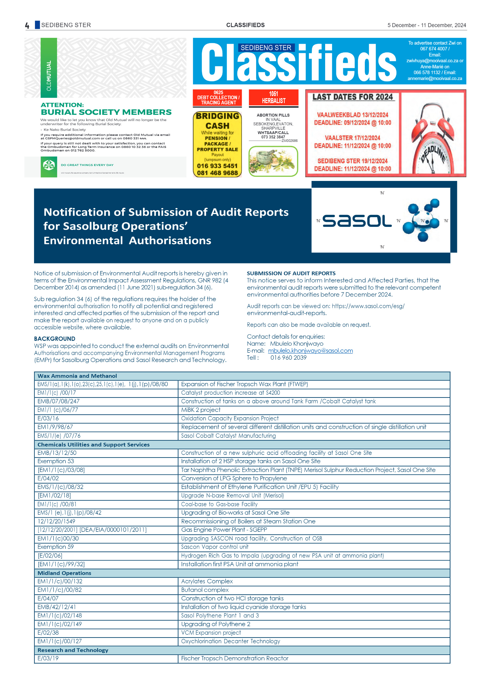 Sedibeng Ster 5 December – 11 December, 2024 page 4