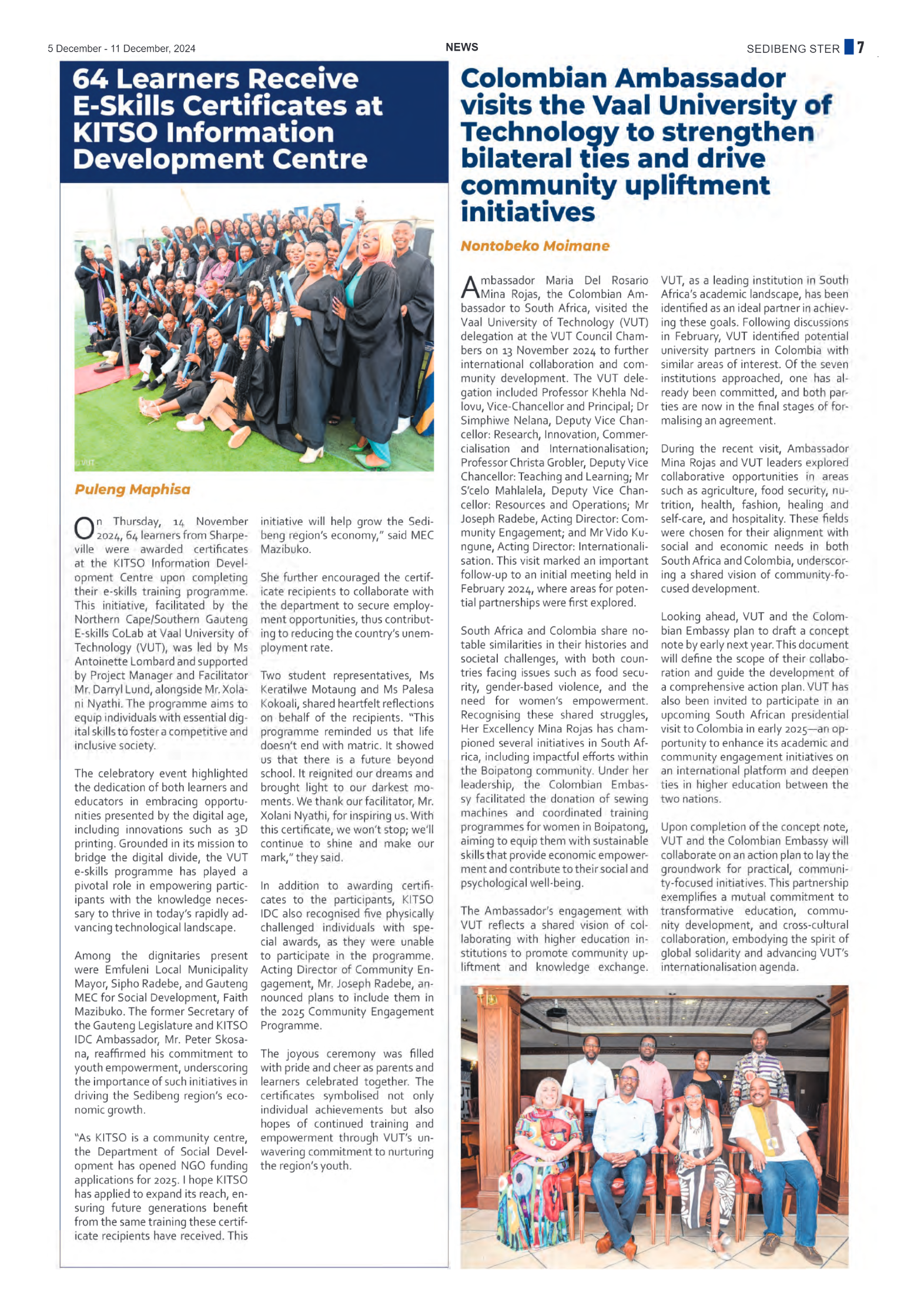 Sedibeng Ster 5 December – 11 December, 2024 page 7
