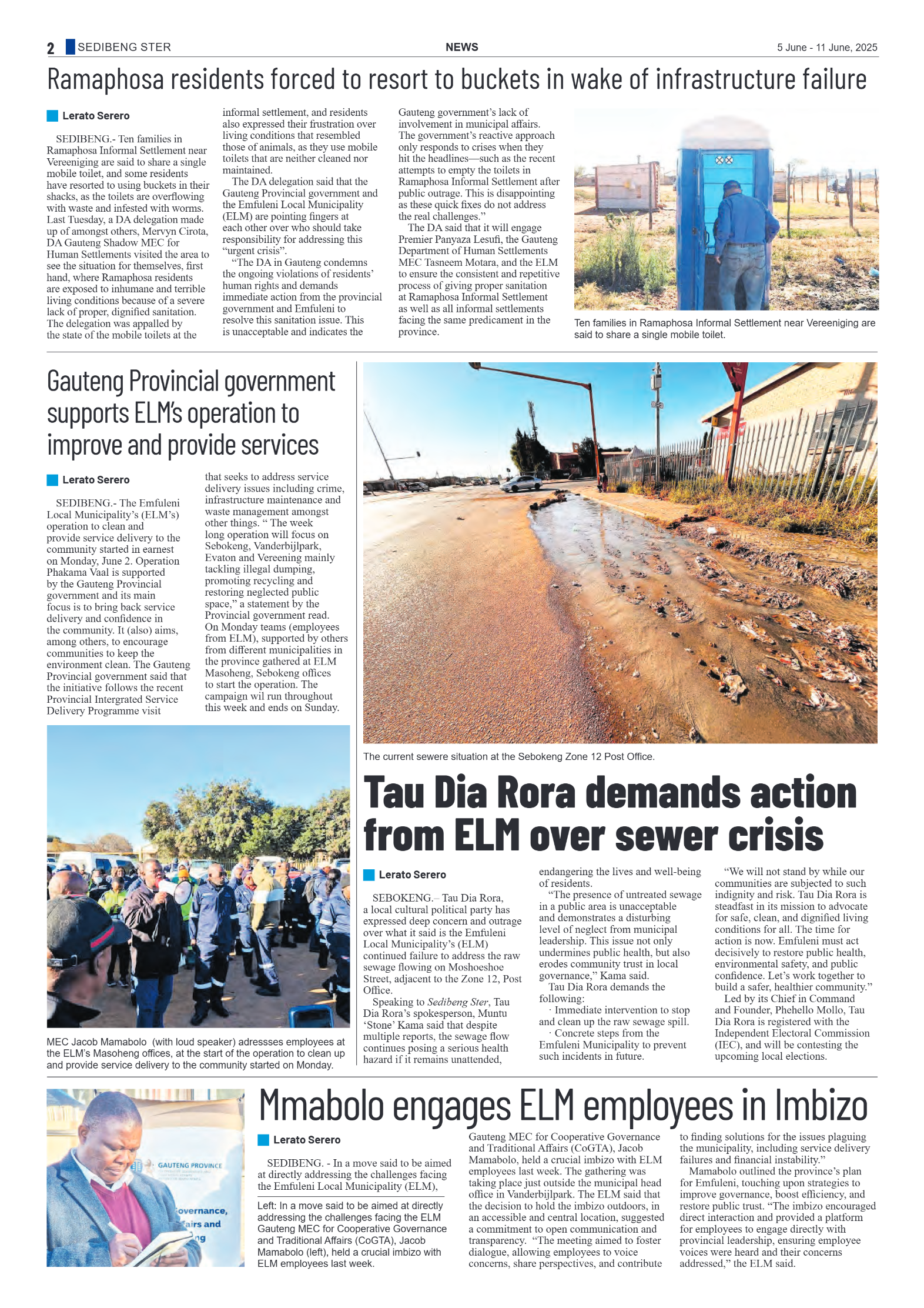 Sedibeng Ster 5 June – 11 June, 2025 page 2
