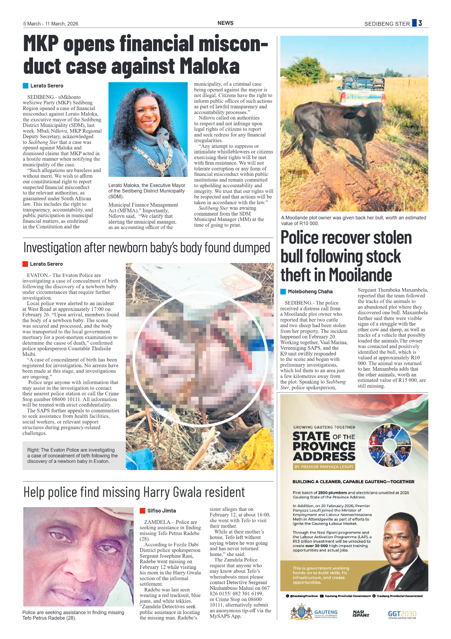 Sedibeng Ster – 5 March 2026 page 3